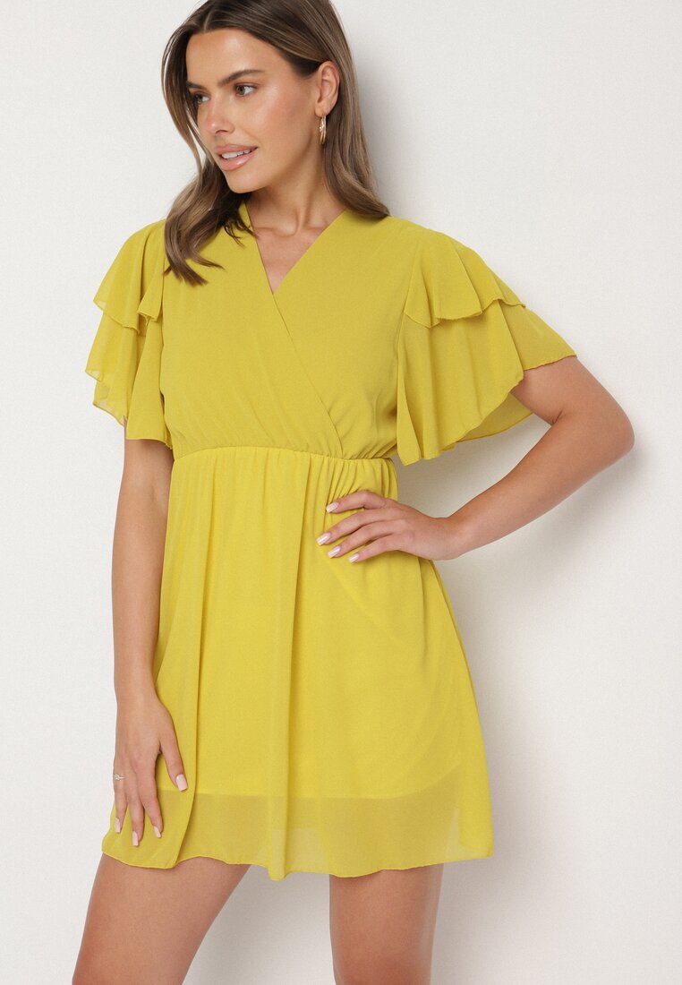 lily rose Rochie Galbenă Theselle
