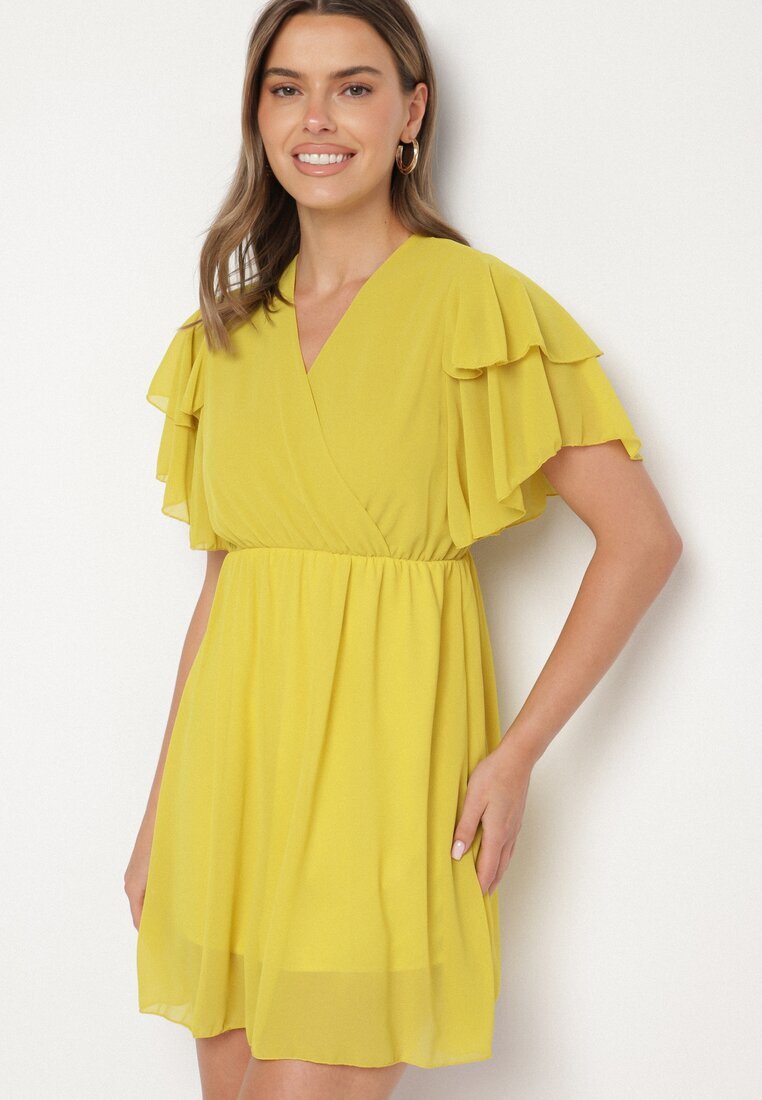 lily rose Rochie Galbenă Theselle