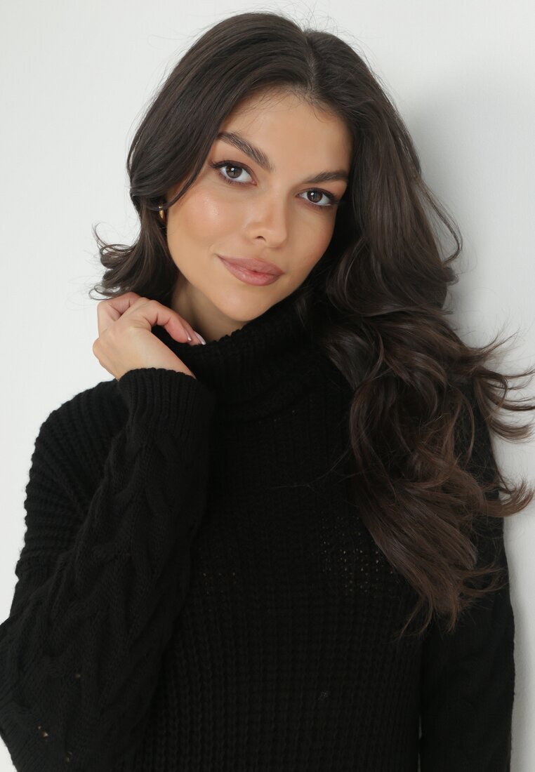 lily rose Rochie Neagră Tricotată Elisson