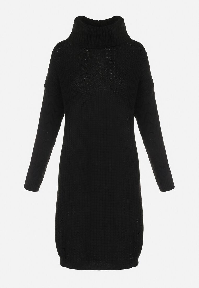 lily rose Rochie Neagră Tricotată Elisson