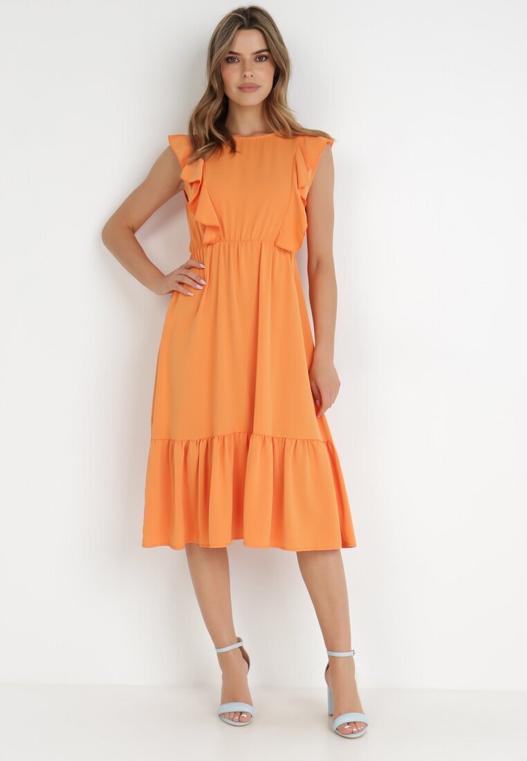 lily rose Rochie Portocalie Klymamia