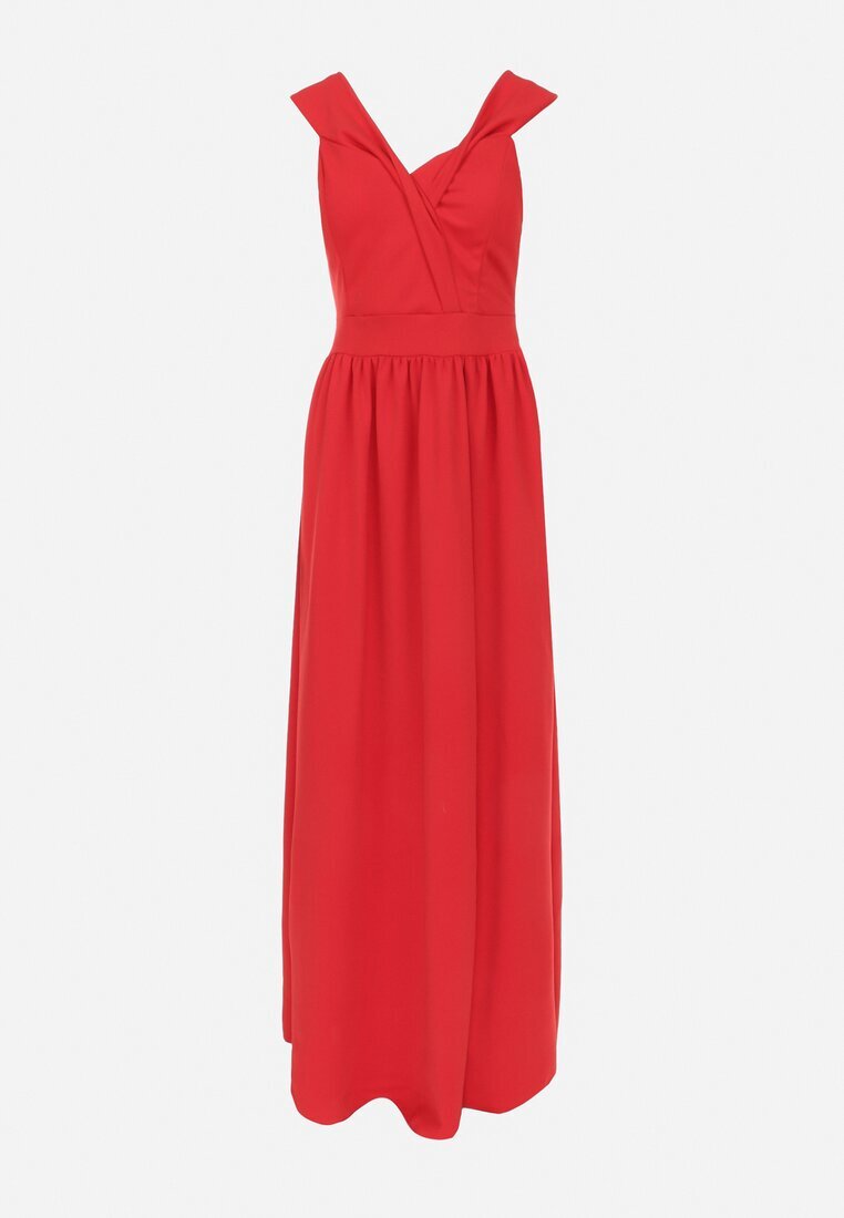 lily rose Rochie roșie evazată cu bretele Maxi Chilli