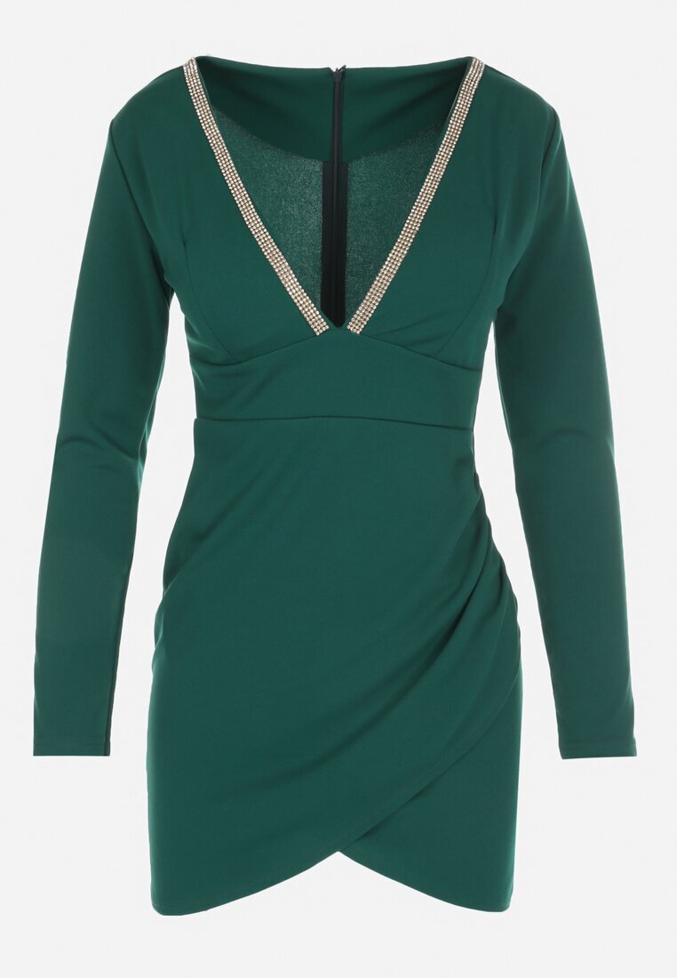 lily rose Rochie Verde închis Mulată cu Zirconii Dennie