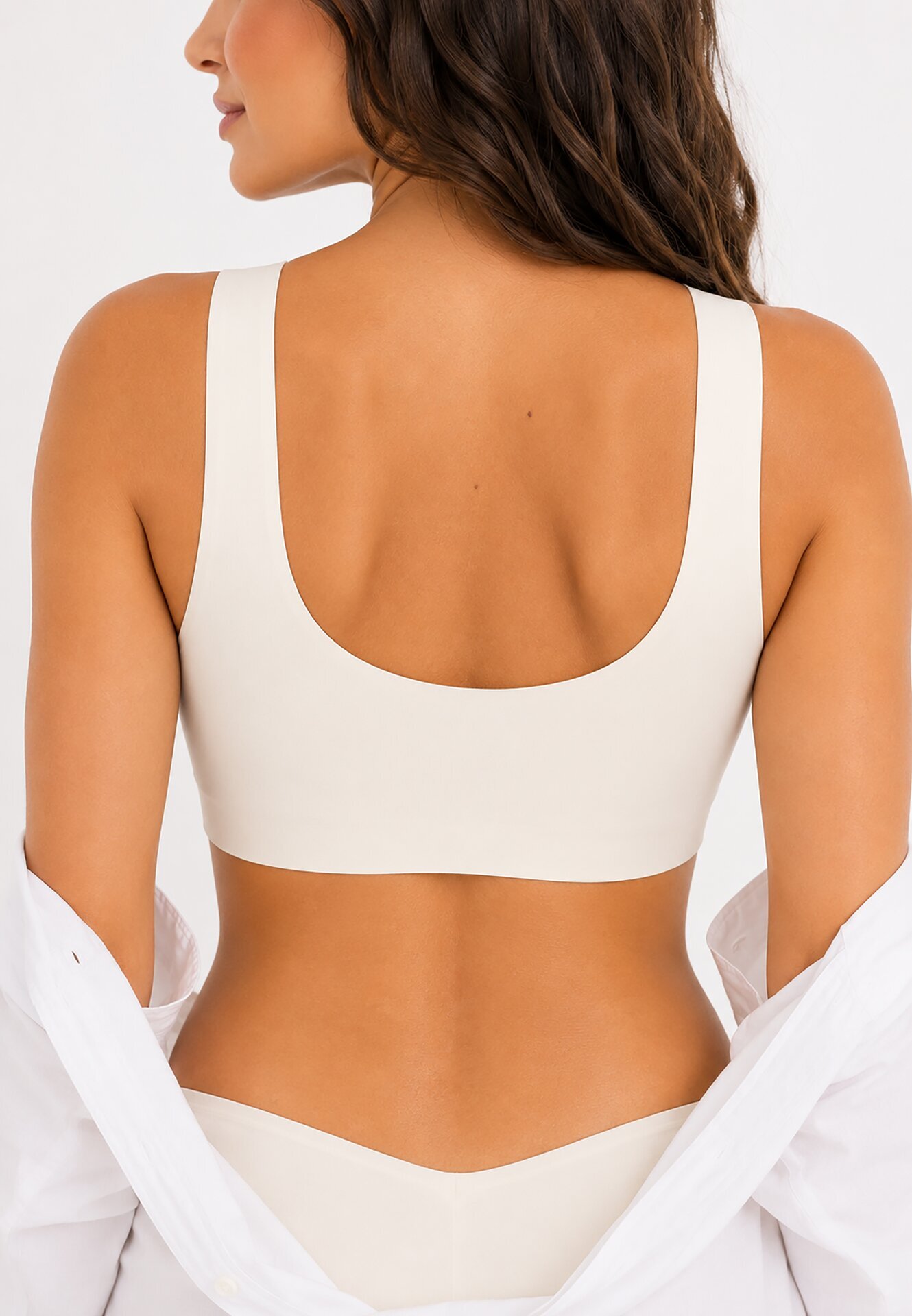 love magnolia Sutien Alb