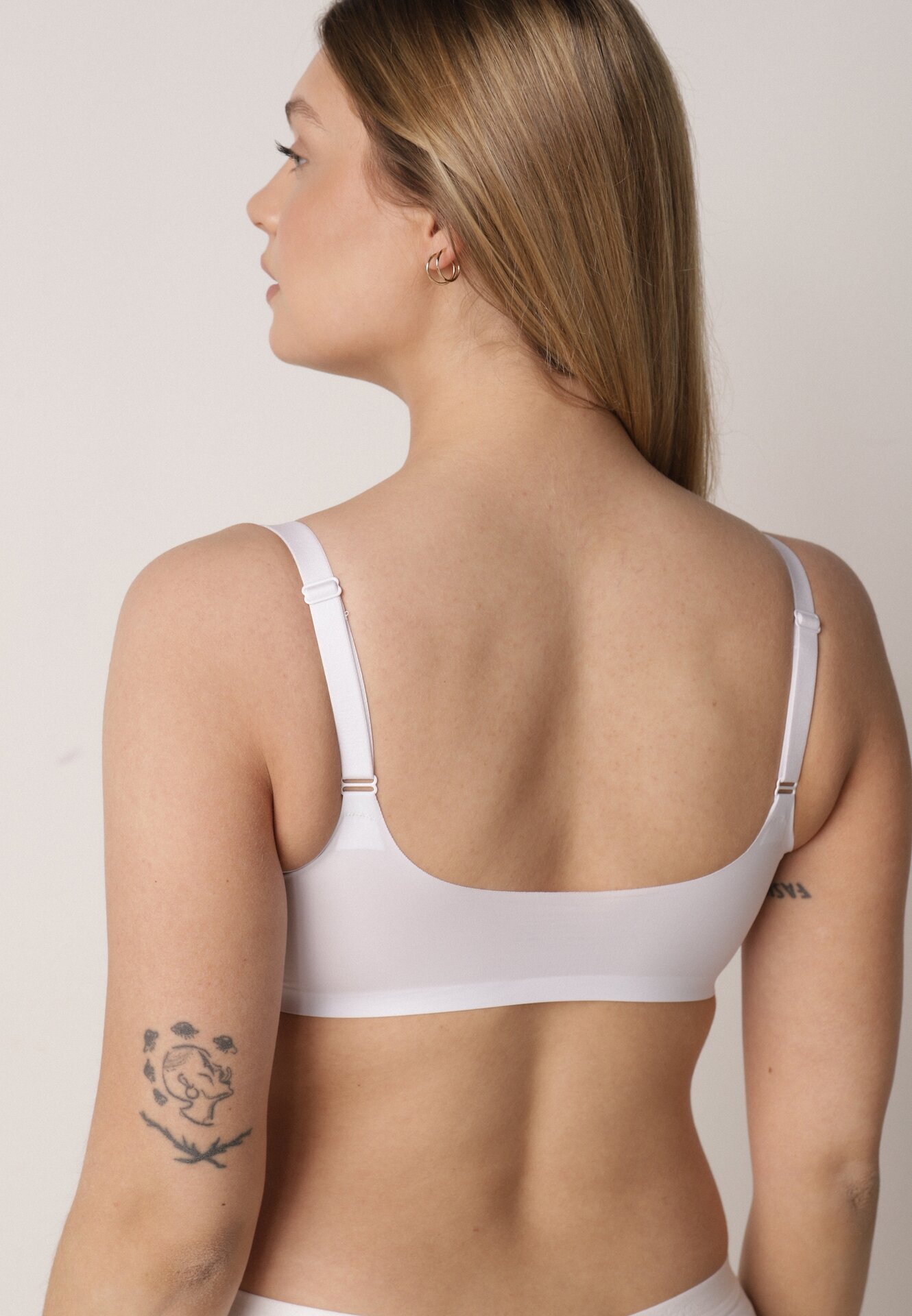 love magnolia Sutien Alb