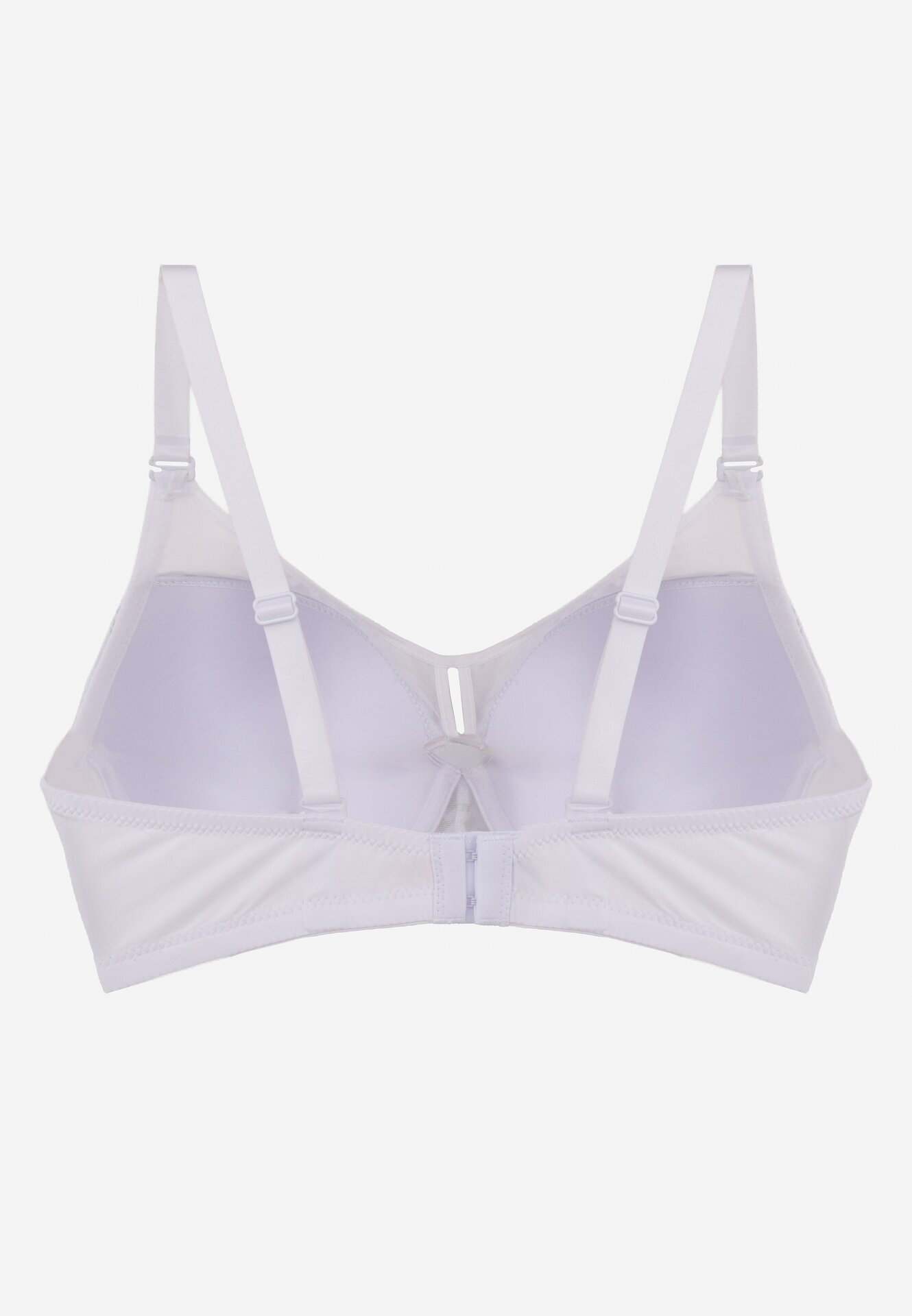 love magnolia Sutien Alb cu Dantelă și Ornament Metalic Valzedia