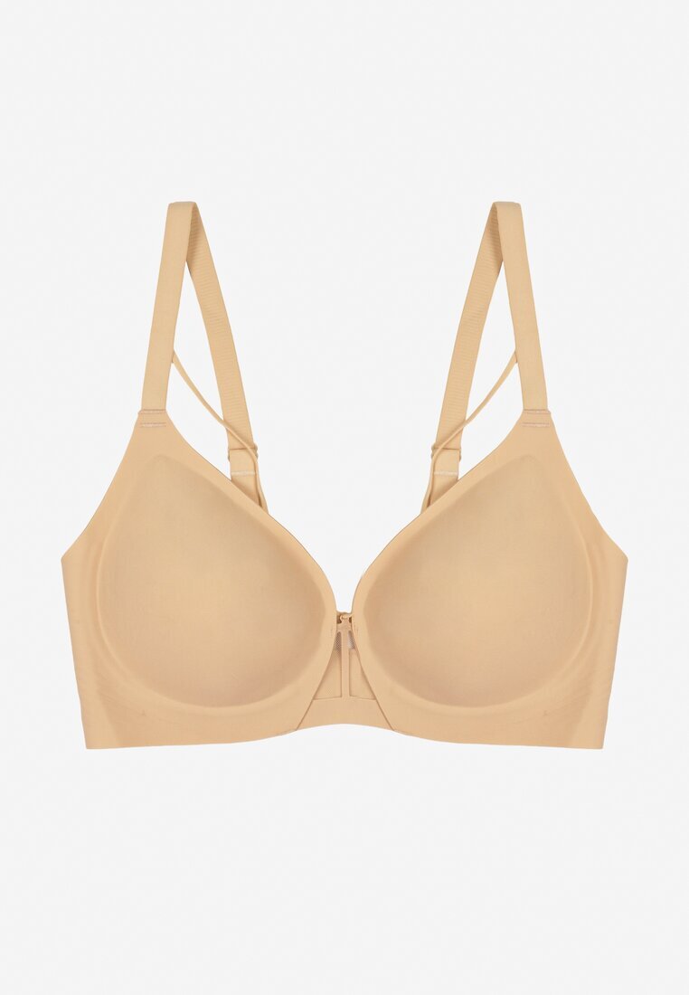 love magnolia Sutien Bej cu Bretele Decorative Zetessa