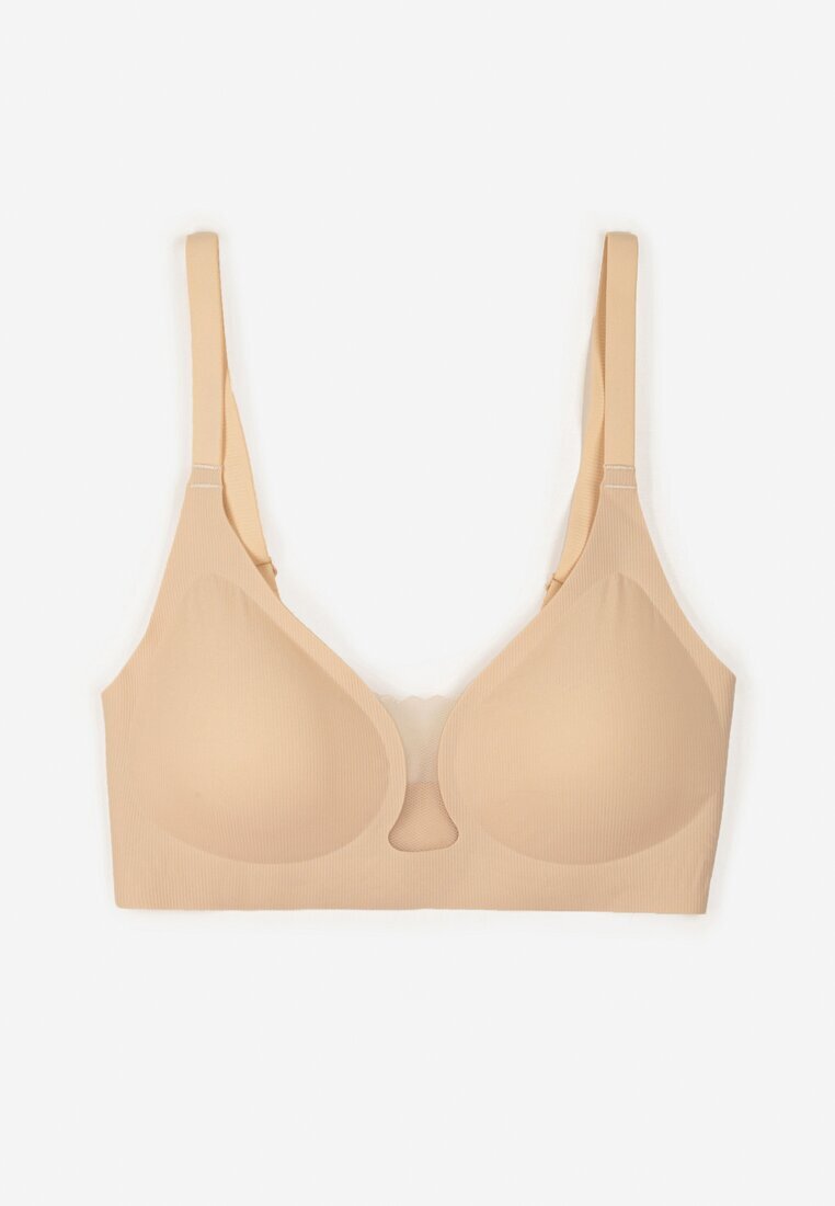 love magnolia Sutien Bej cu Decupaj Decorativ Ezirelle