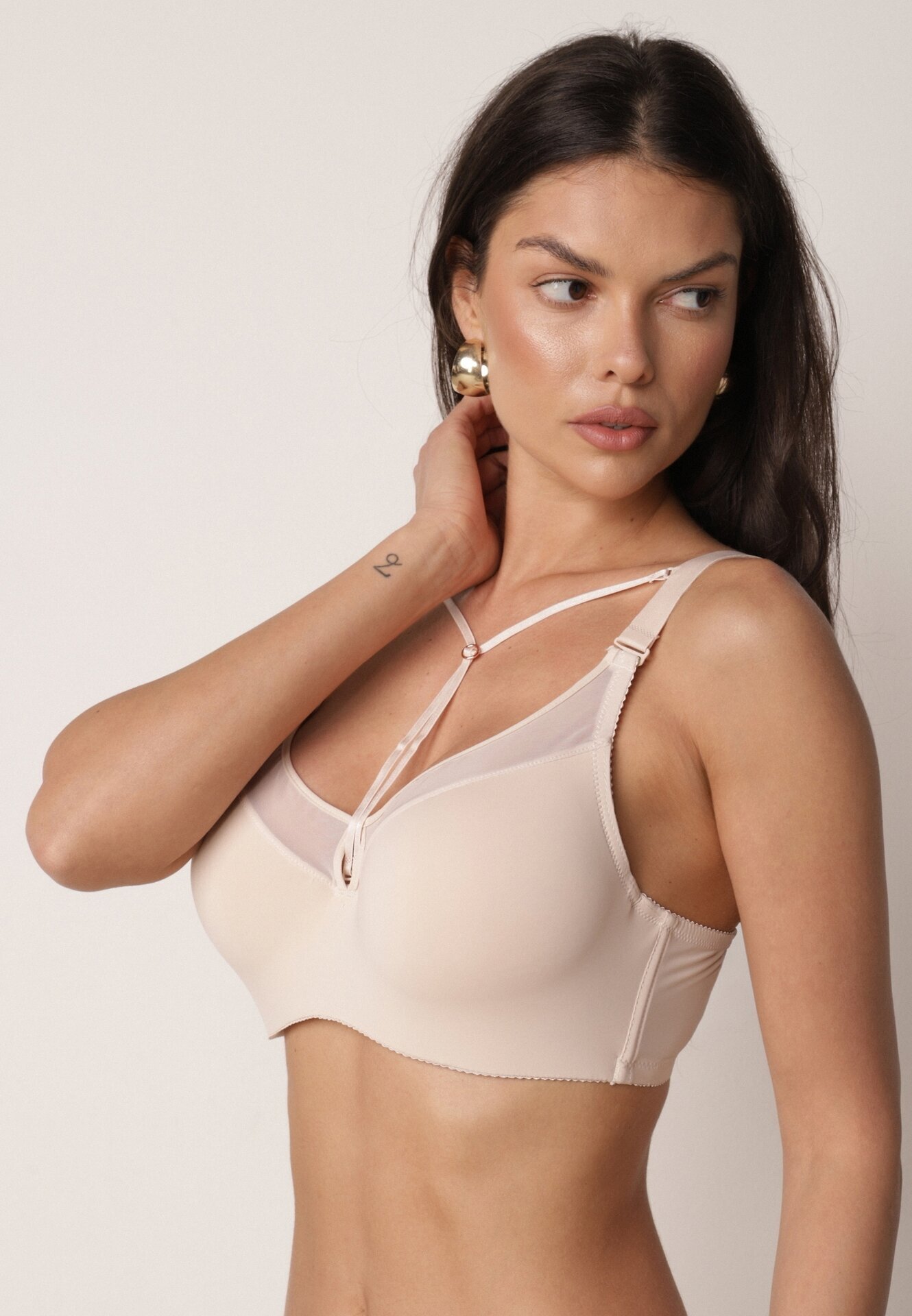 love magnolia Sutien Bej deschis