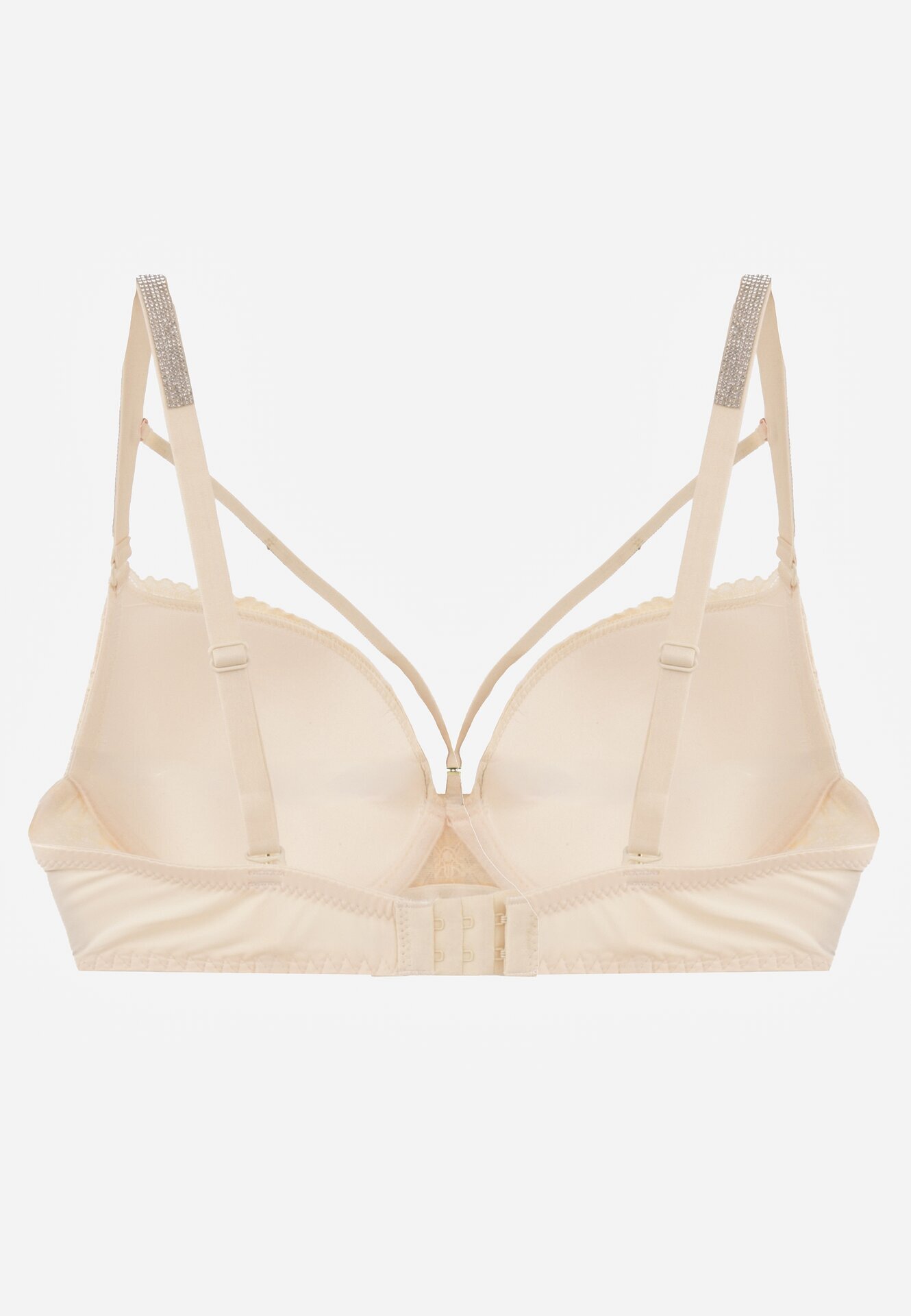love magnolia Sutien Bej deschis cu Dantelă și Bretele Decorative Korzedi