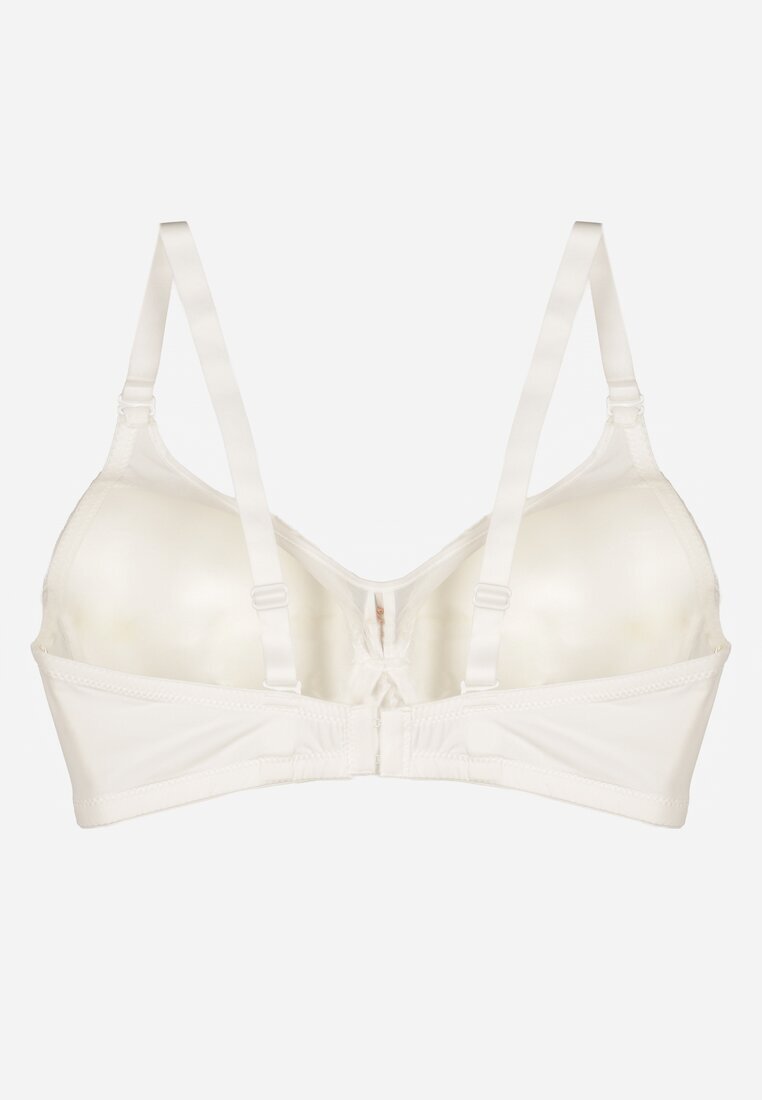 love magnolia Sutien Bej deschis cu Dantelă și Inserție Transparentă Heliphine