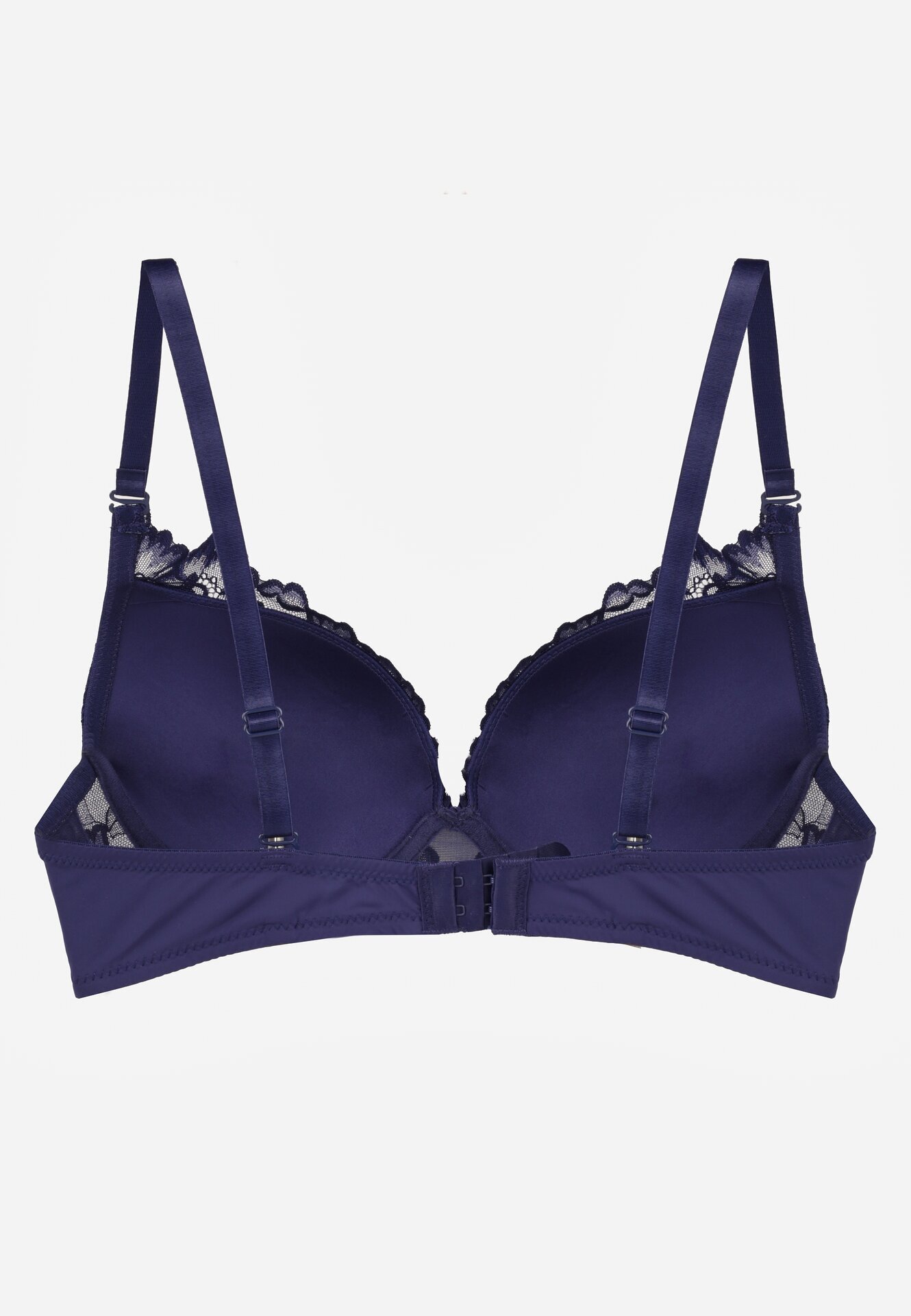 love magnolia Sutien Bleumarin cu Dantelă Decorativă și Ornament Metalic Terzedi