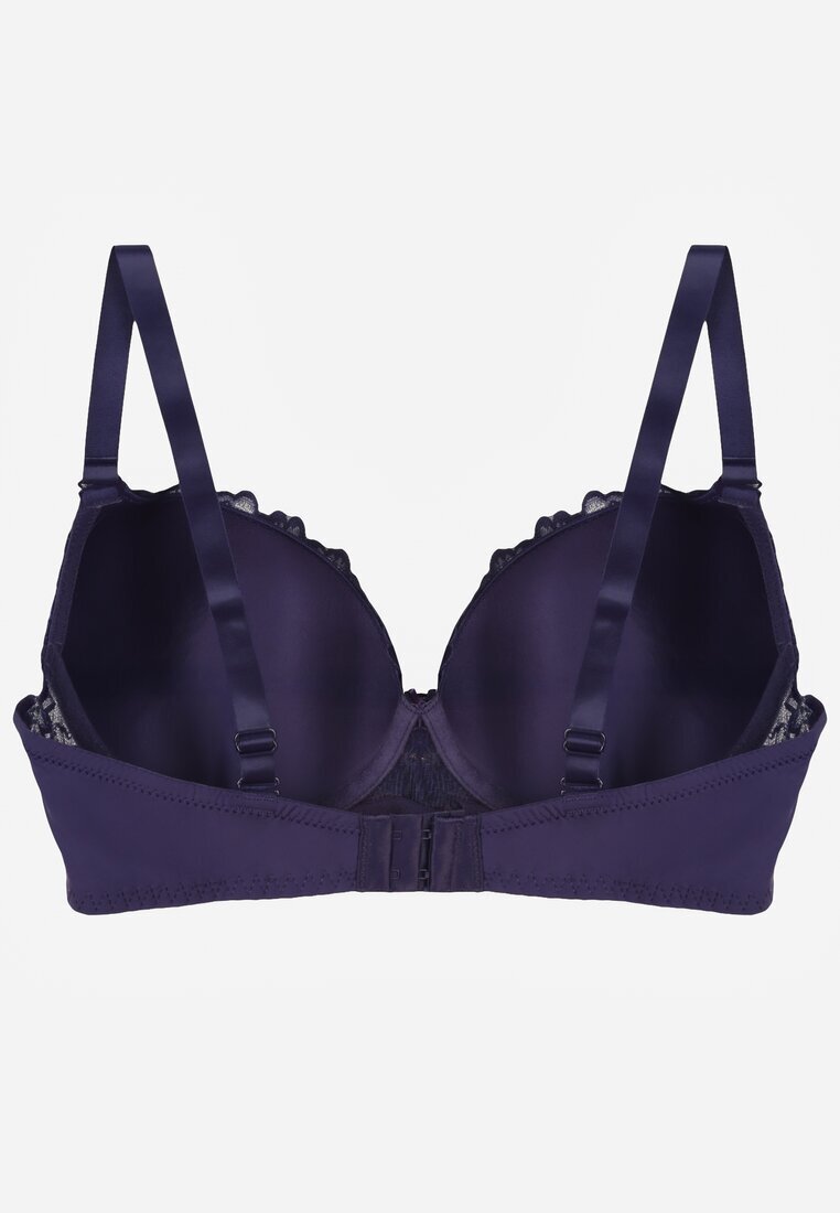 love magnolia Sutien bleumarin cu Dantelă și Inimă cu Zirconiu Coratune