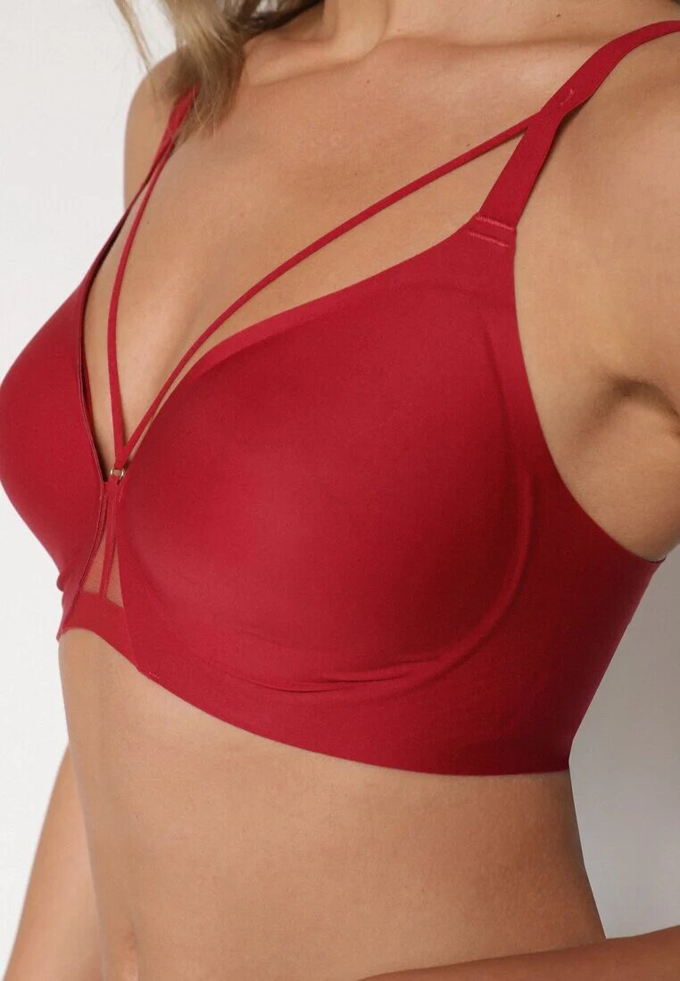 love magnolia Sutien Bordo cu Benzi Decorative Zetessa