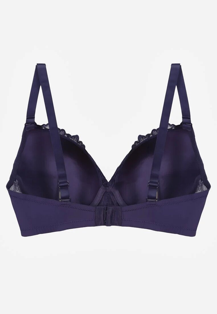 love magnolia Sutien de dantelă bleumarin cu fundiță Nealenia