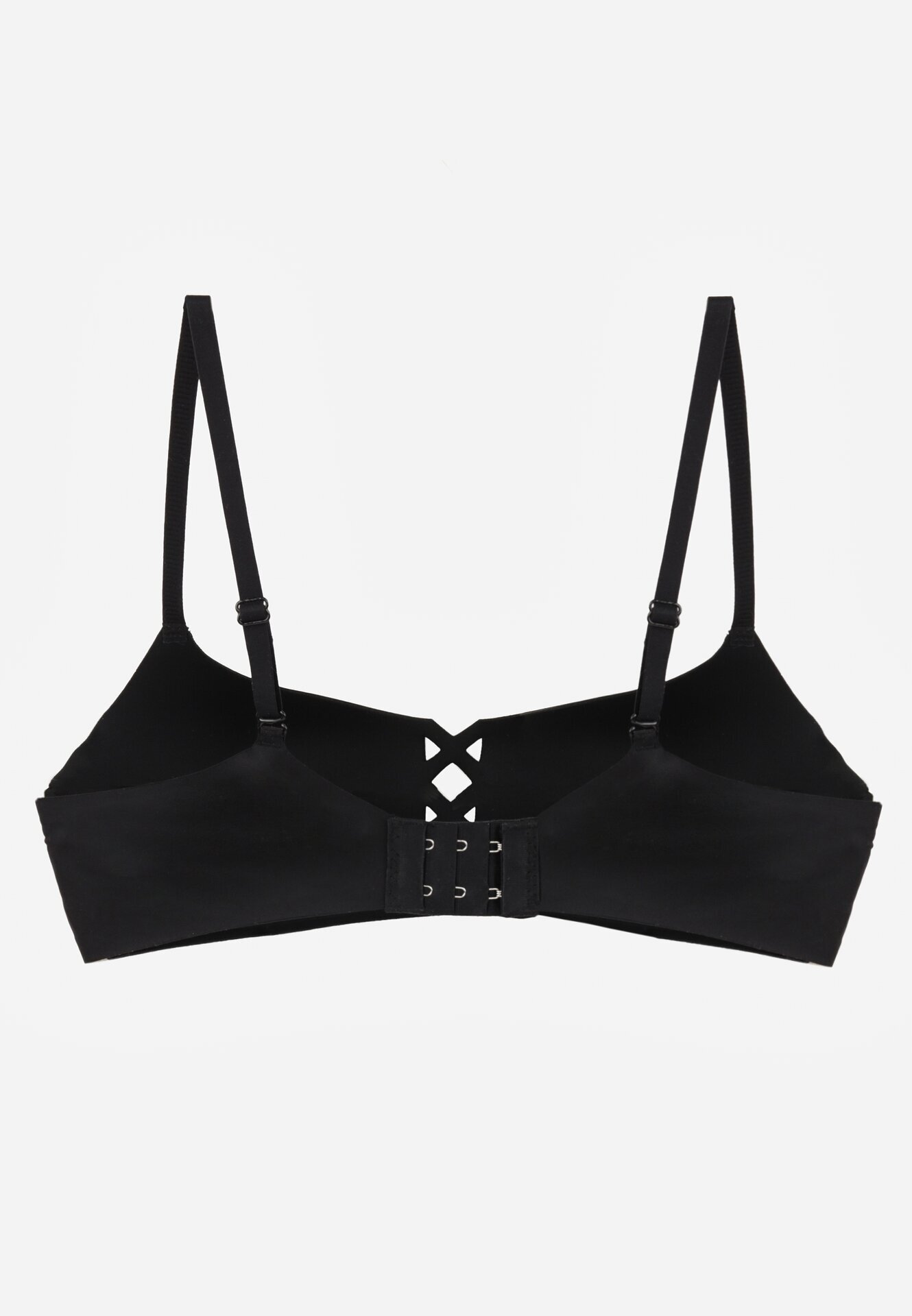love magnolia Sutien Negru Neted cu Imitație decorativă de înșnurare Azivene