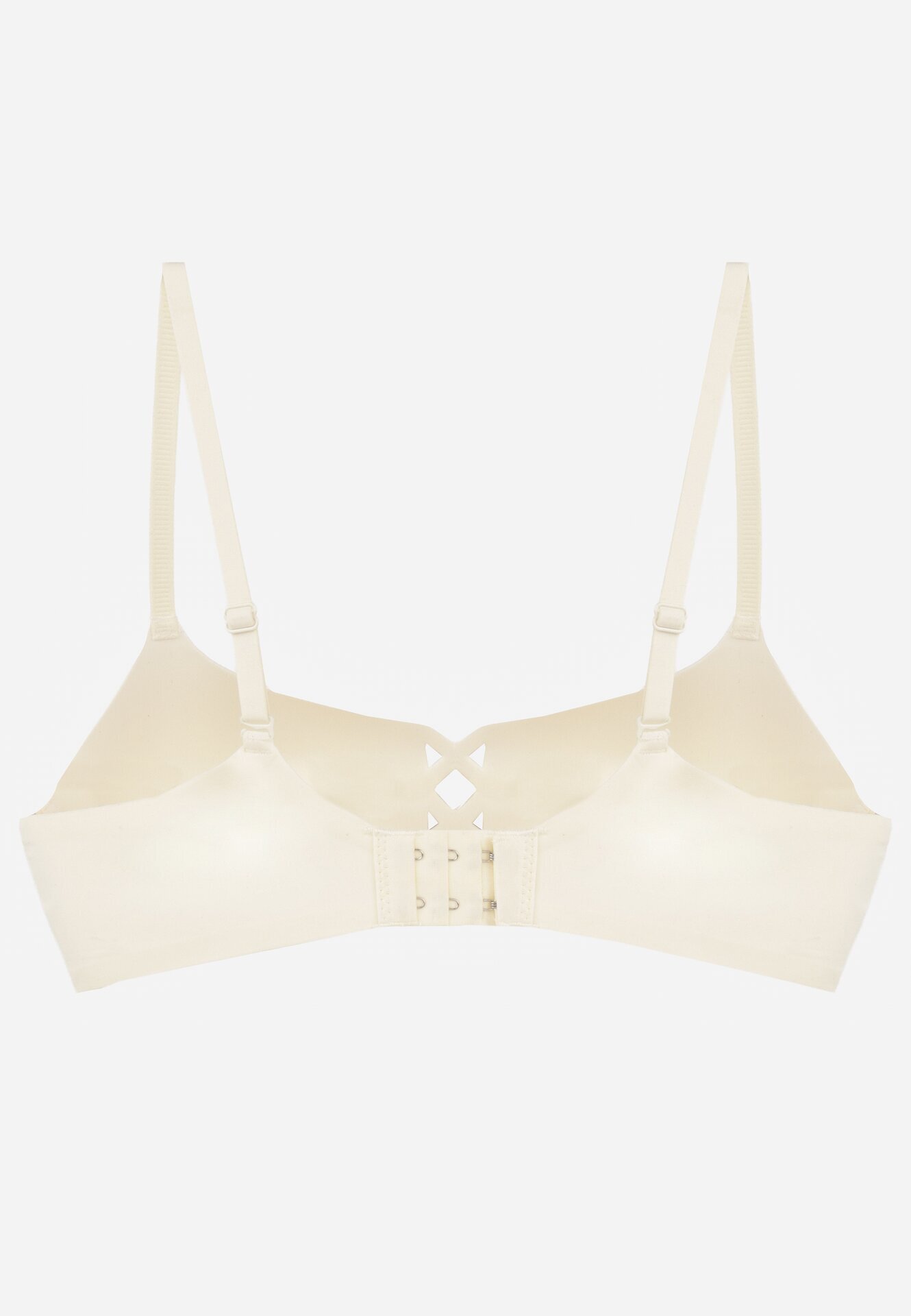 love magnolia Sutien Neted Bej deschis cu Imitație Decorativă de Șireturi Azivene