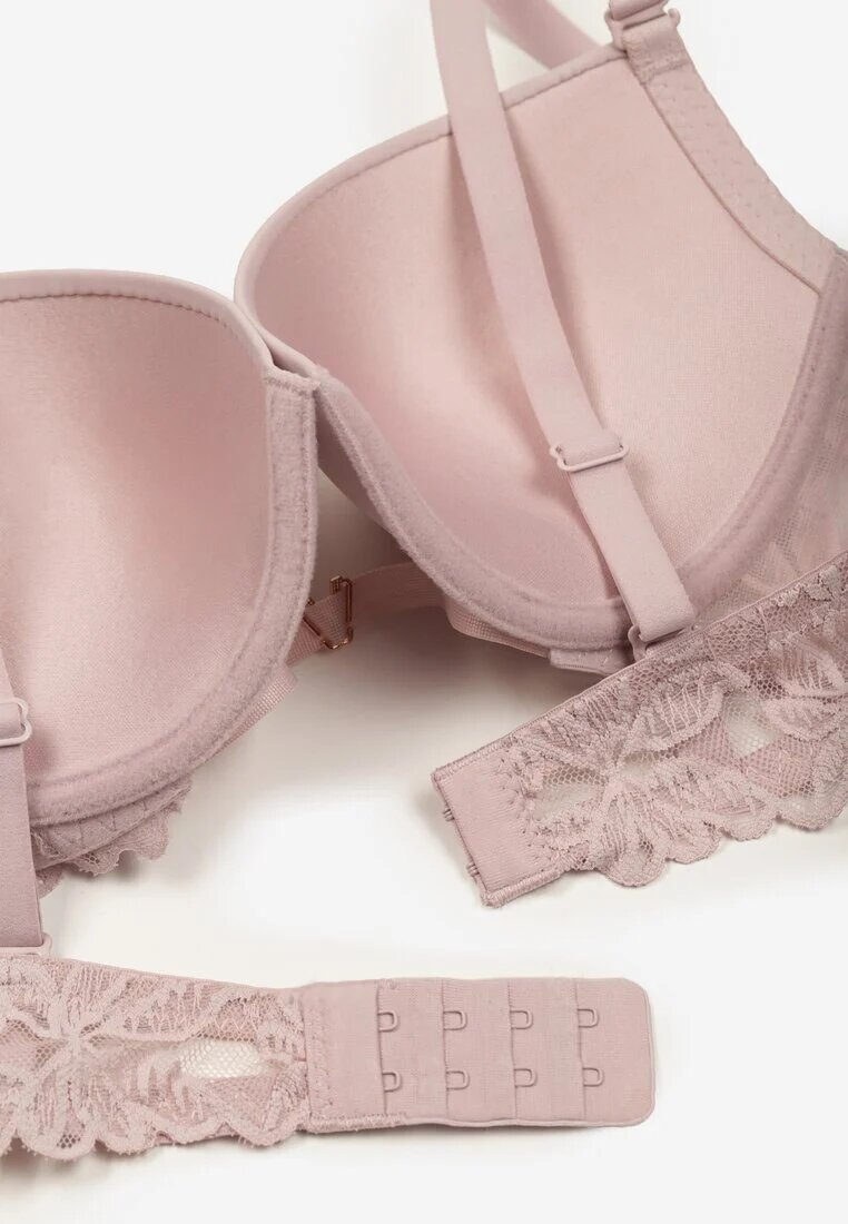 love magnolia Sutien Violet deschis Push-Up cu bandă de dantelă Sarolin