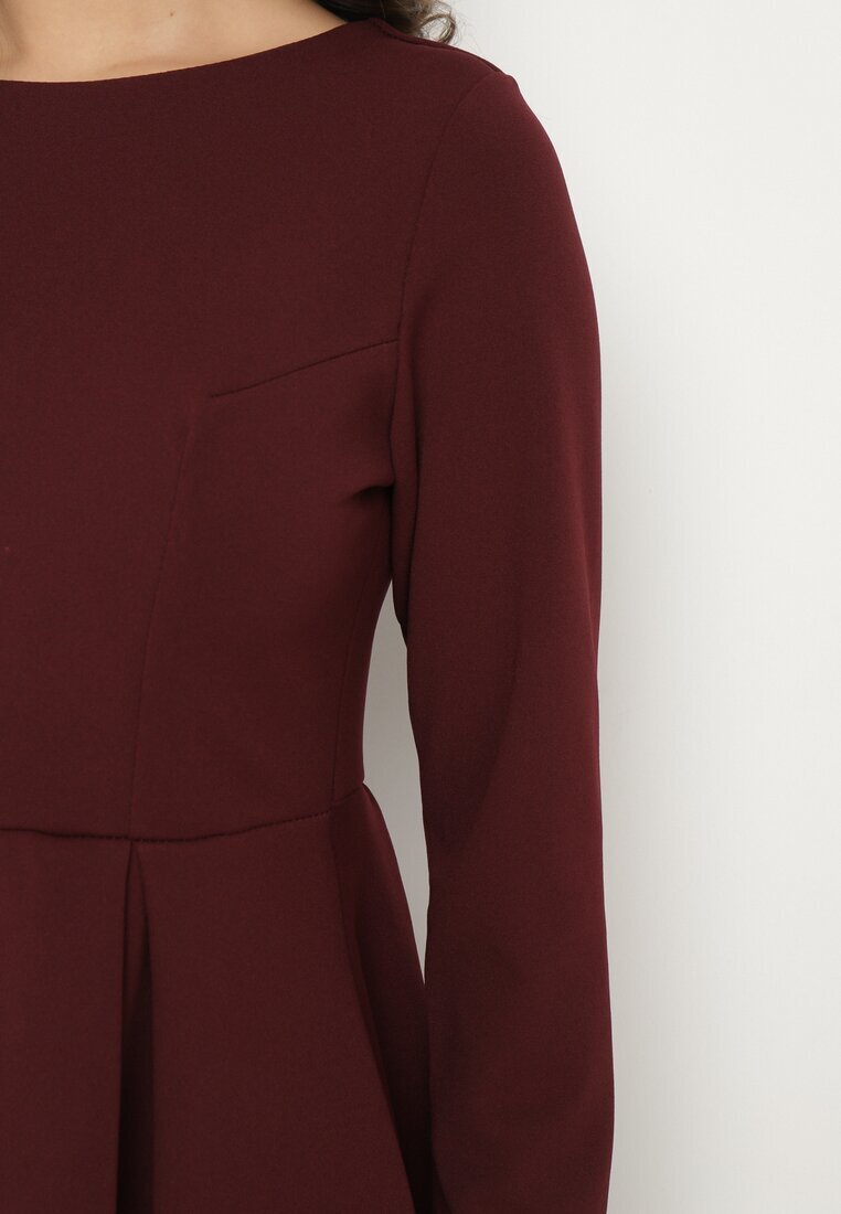 lovery Rochie Bordo Elegantă cu croi evazat Temitonia