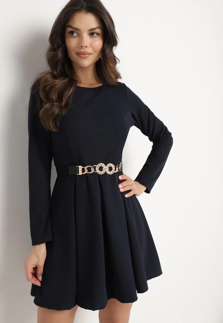 lovery Rochie Elegantă Bleumarin cu croi evazat Temitonia