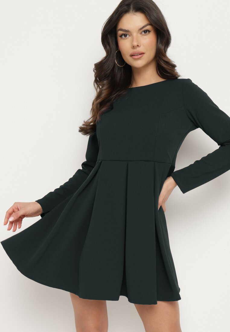 lovery Rochie Elegantă Verde închis cu croi evazat Temitonia