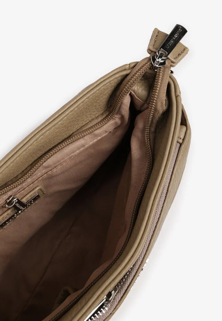 luigisanto Geantă crossbody Bej închis Elegantă în Format Mic Talzedi