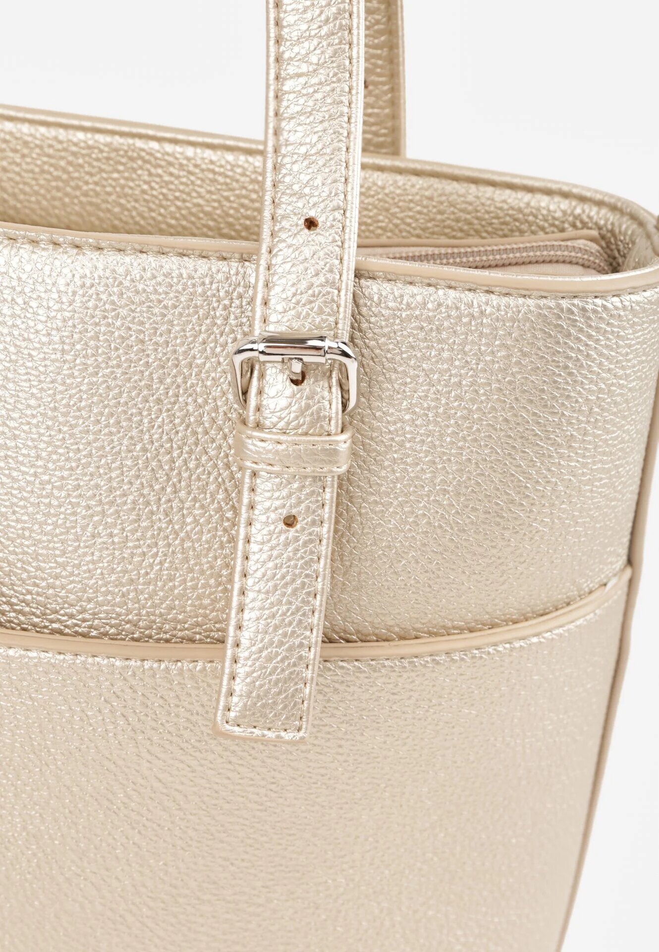luigisanto Geantă shopper dreptunghiulară cu inscripția Katon Aurie