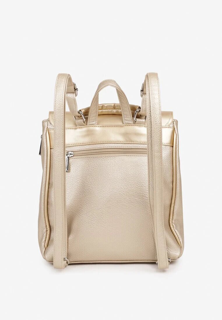 luigisanto Rucsac Auriu cu design clasic cu ciucure Vikiness