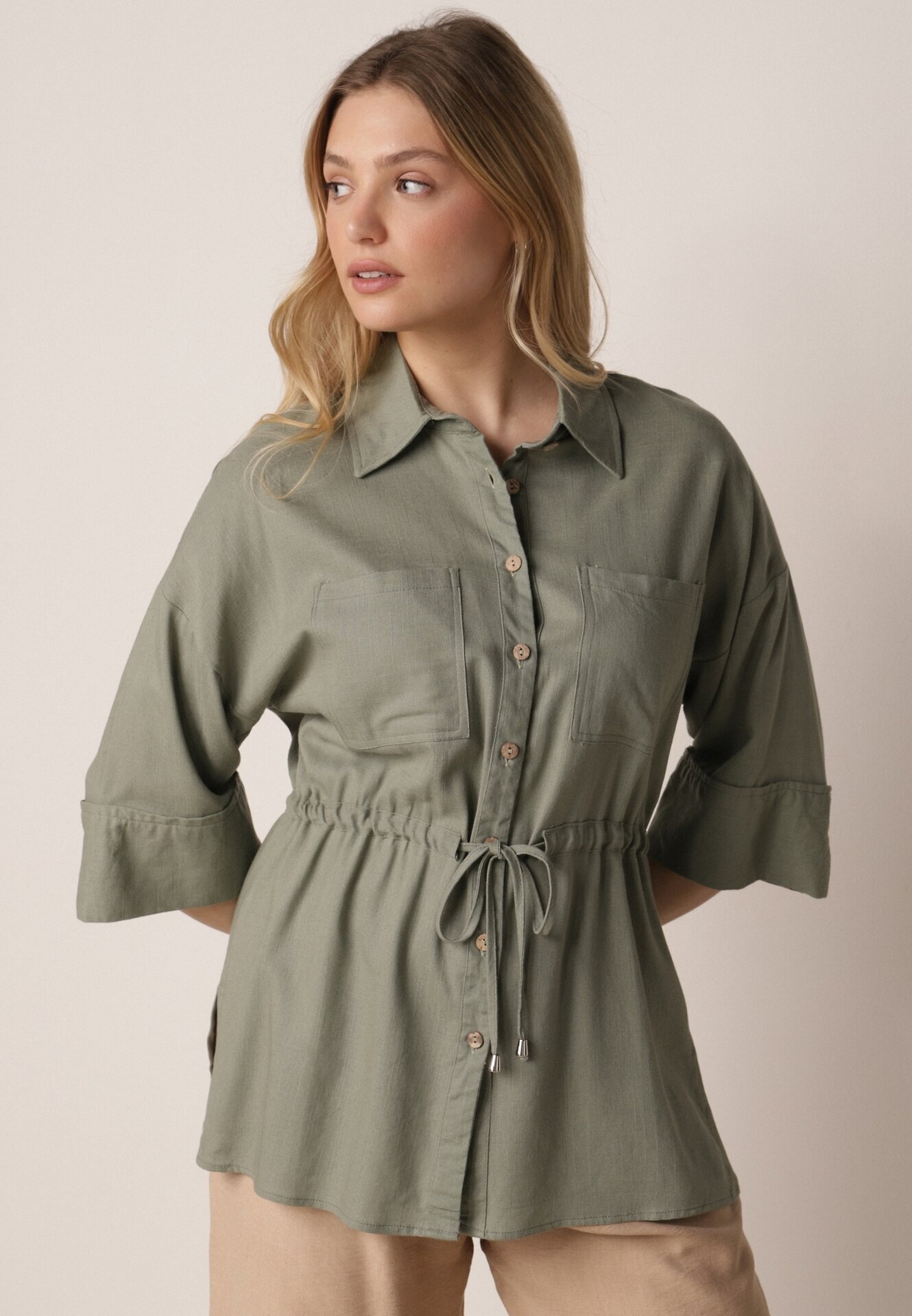 m&d fashion Cămașă Verde