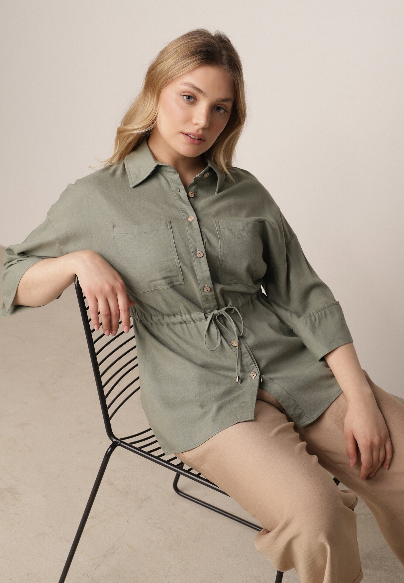 m&d fashion Cămașă Verde