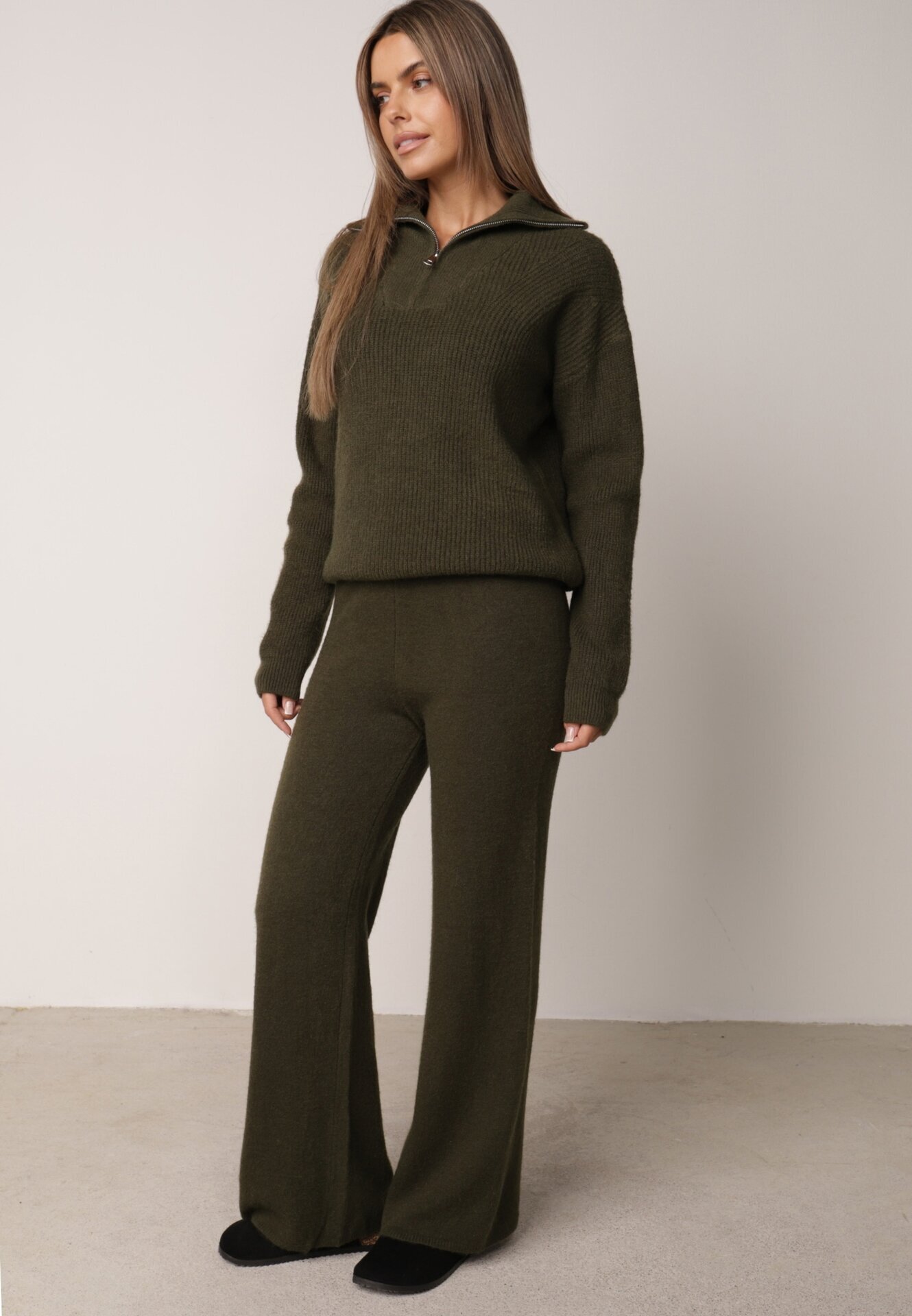 m&d fashion Compleu Verde închis