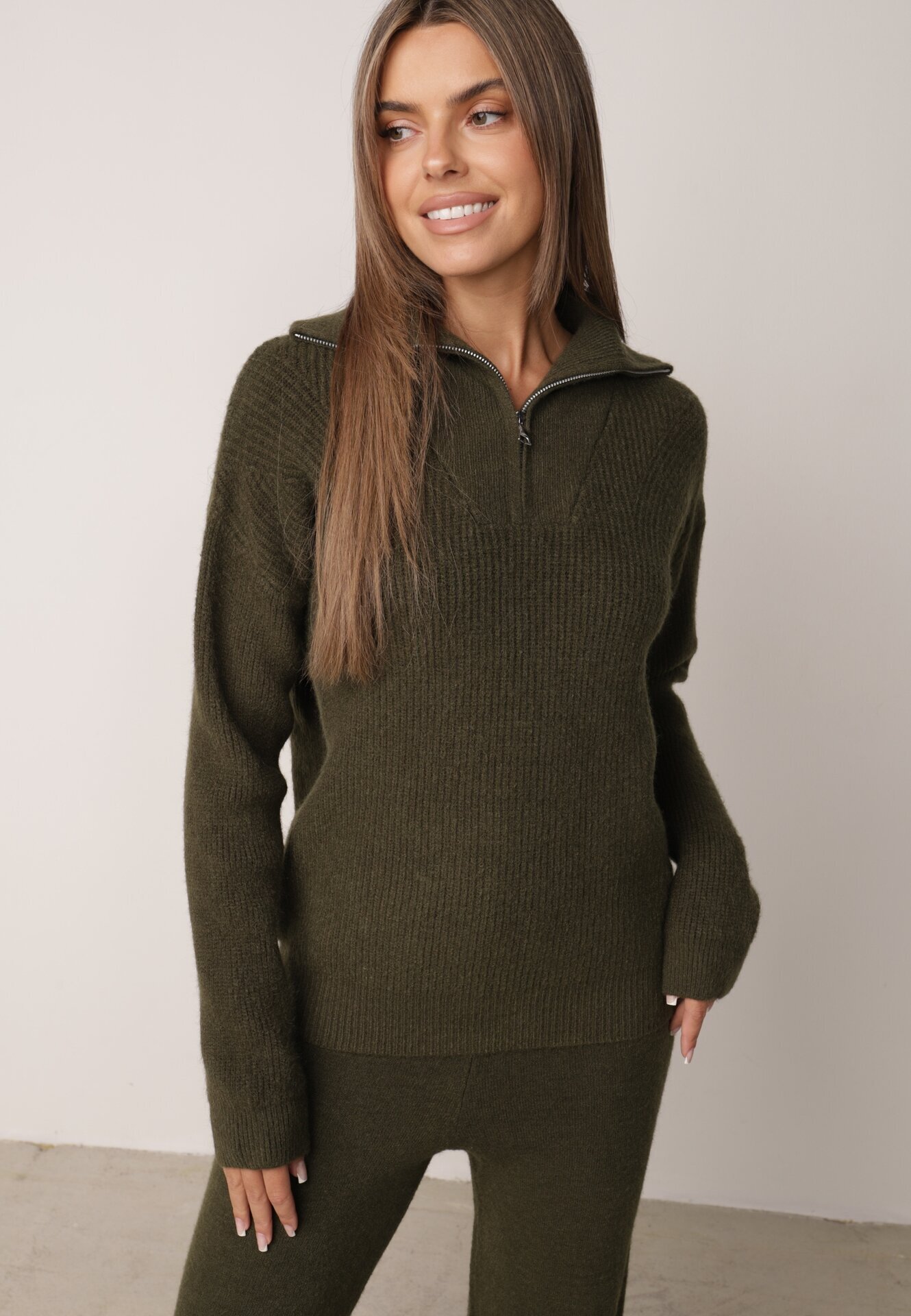 m&d fashion Compleu Verde închis