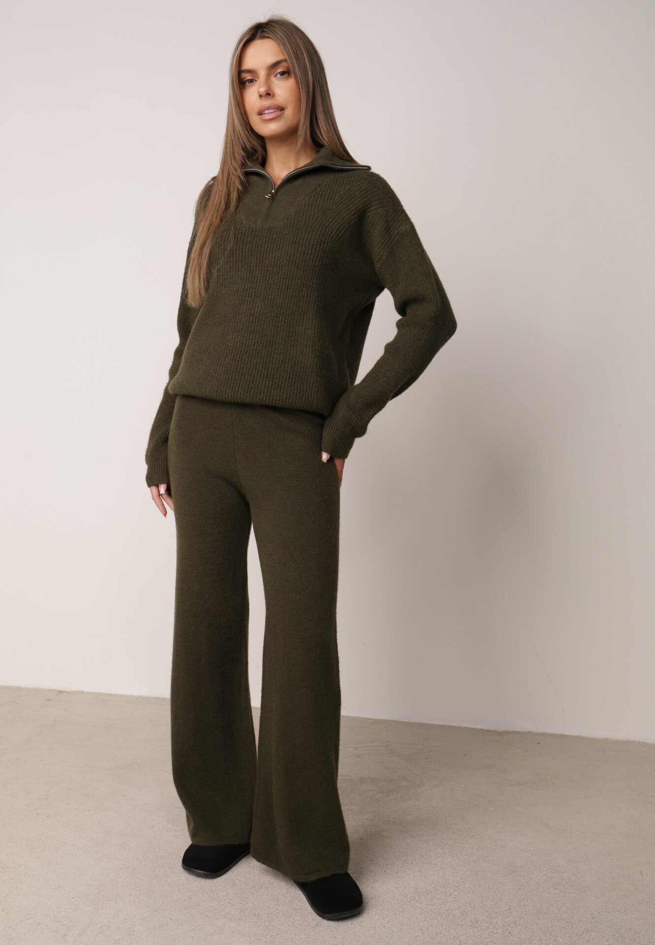 m&d fashion Compleu Verde închis
