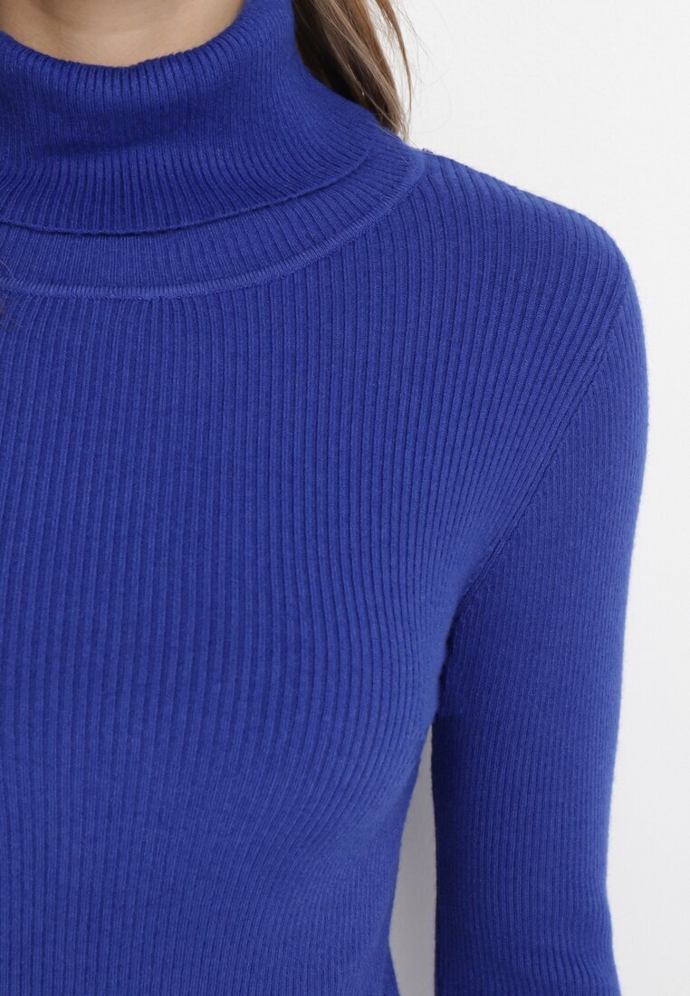 m&d fashion Maletă Bleumarin Reiată cu Mânecă Lungă Socora