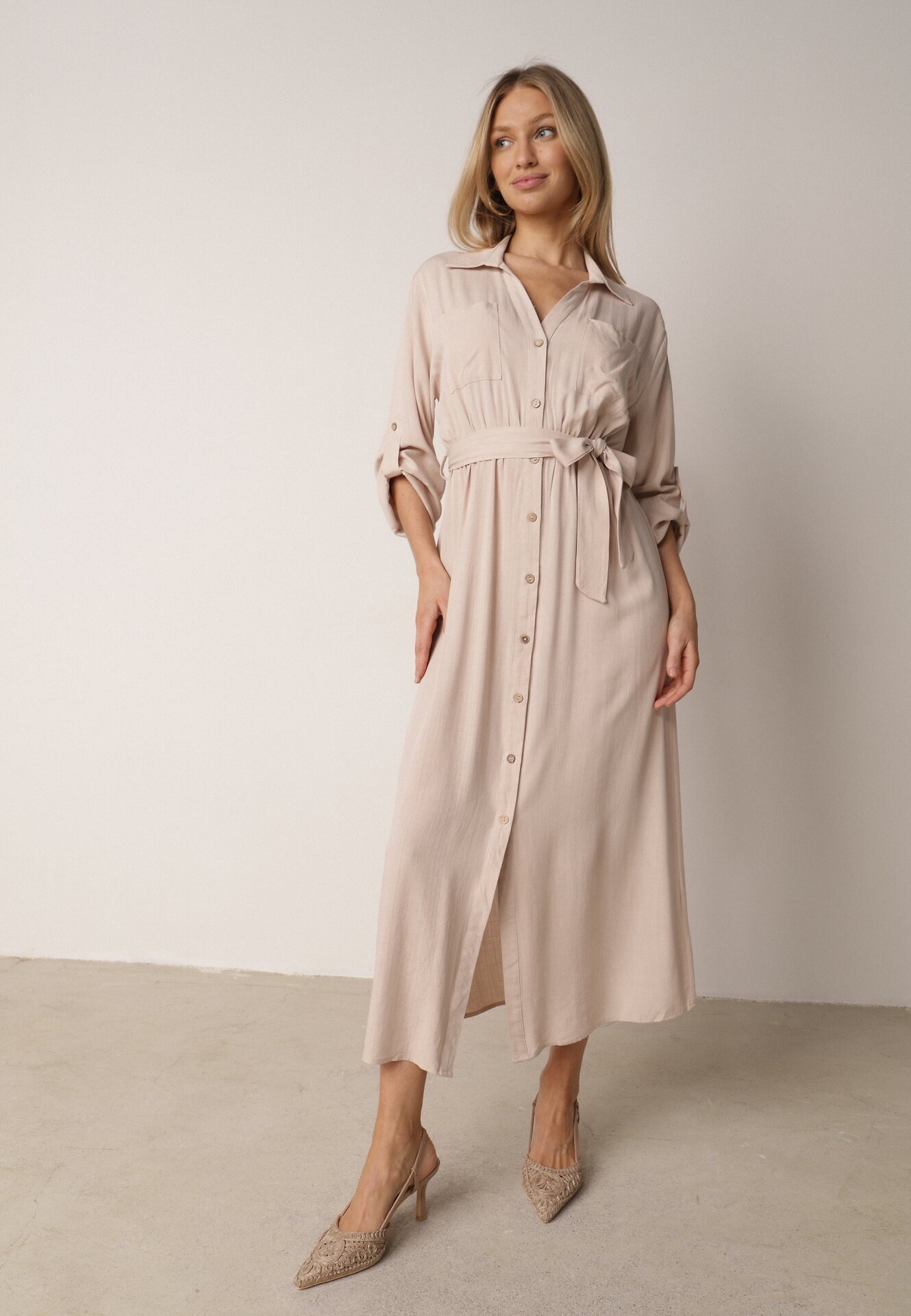 m&d fashion Rochie Bej deschis