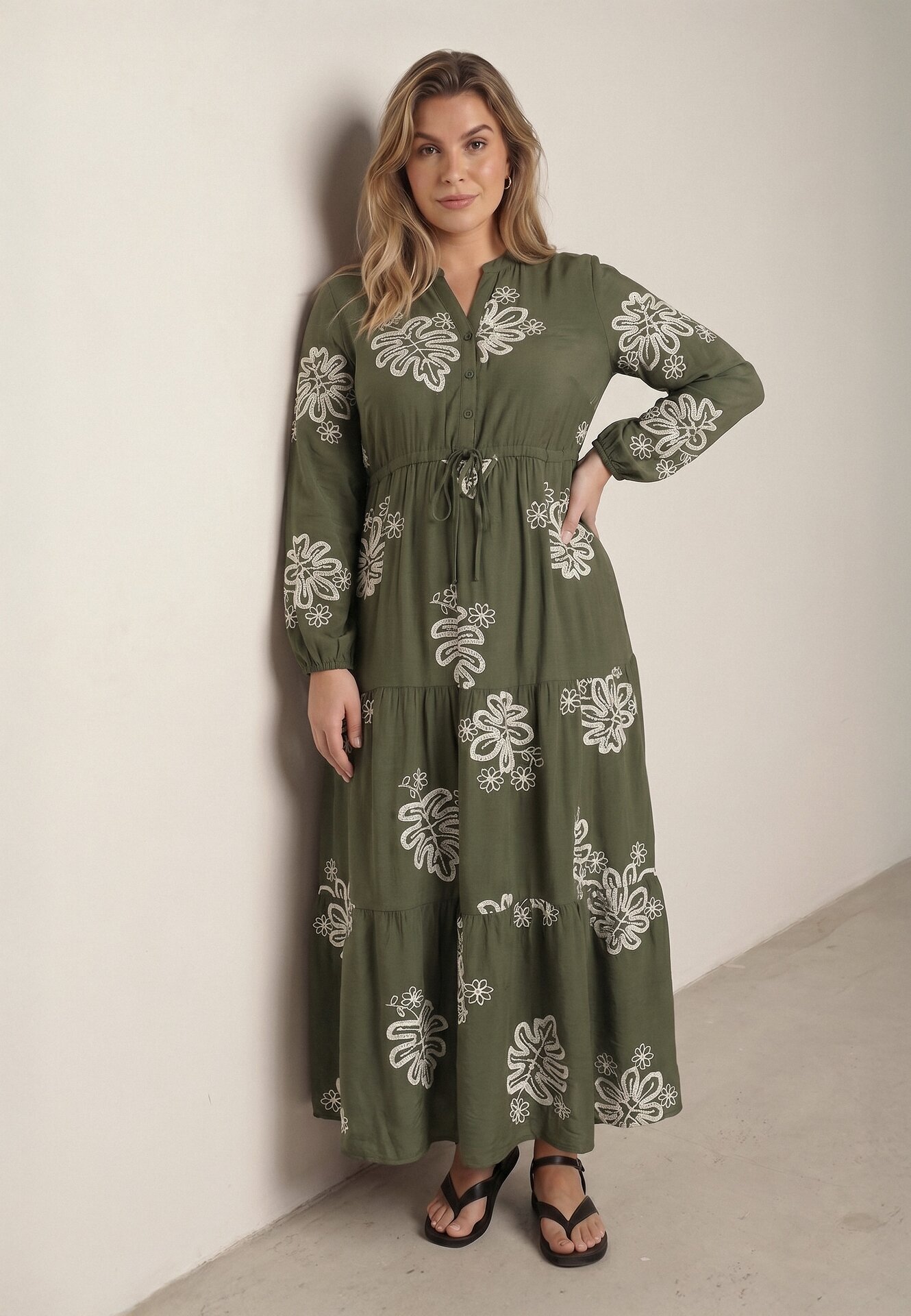 m&d fashion Rochie Verde