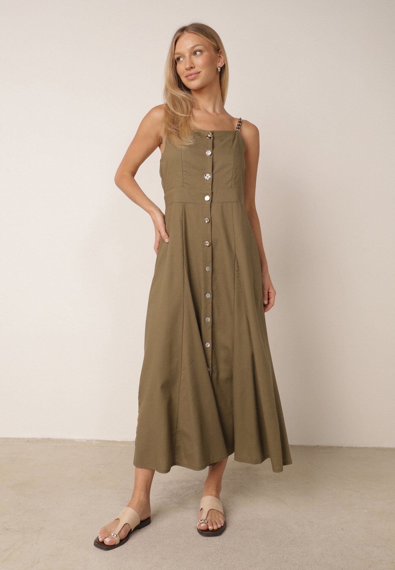 m&d fashion Rochie Verde