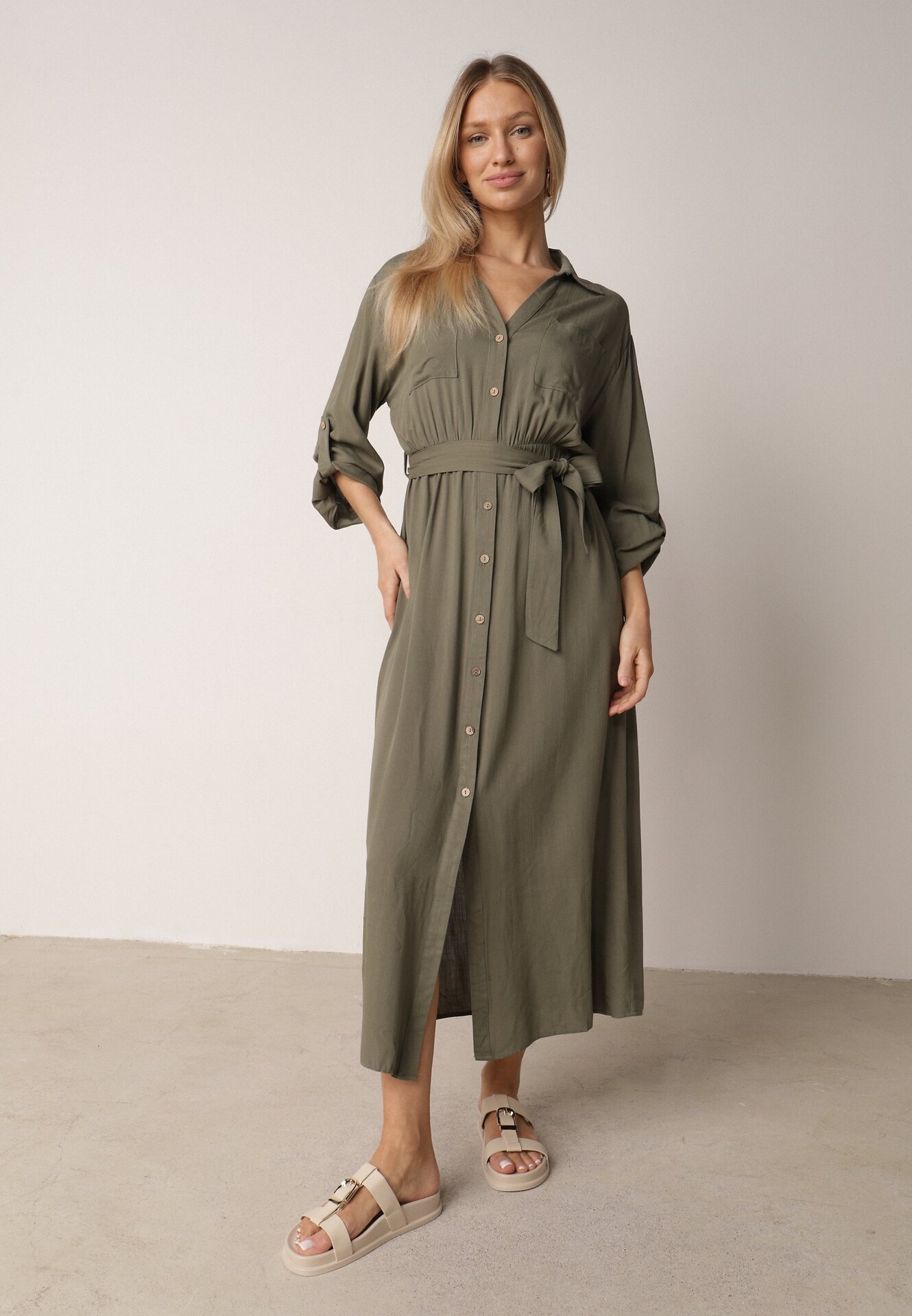 m&d fashion Rochie Verde
