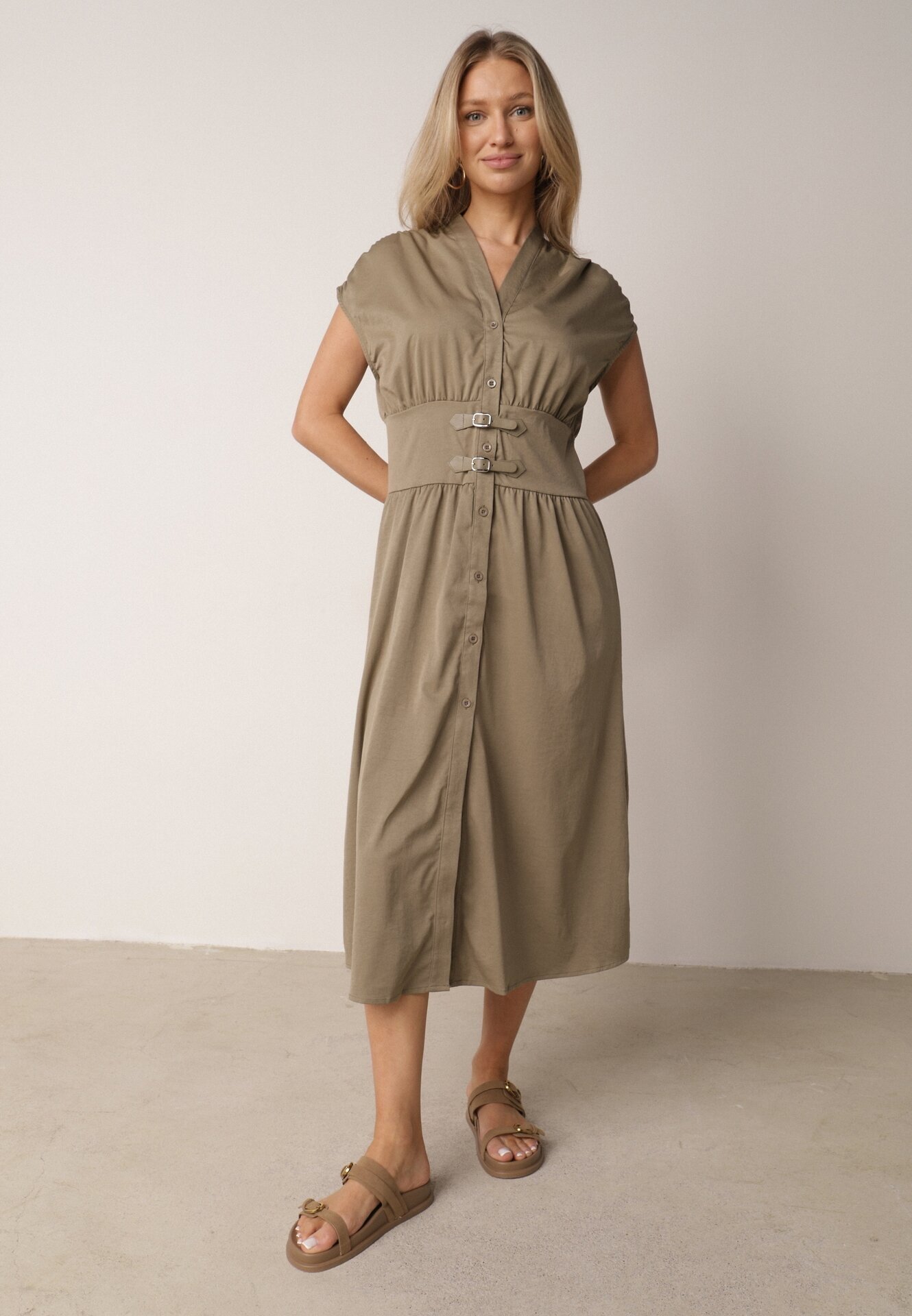 m&d fashion Rochie Verde