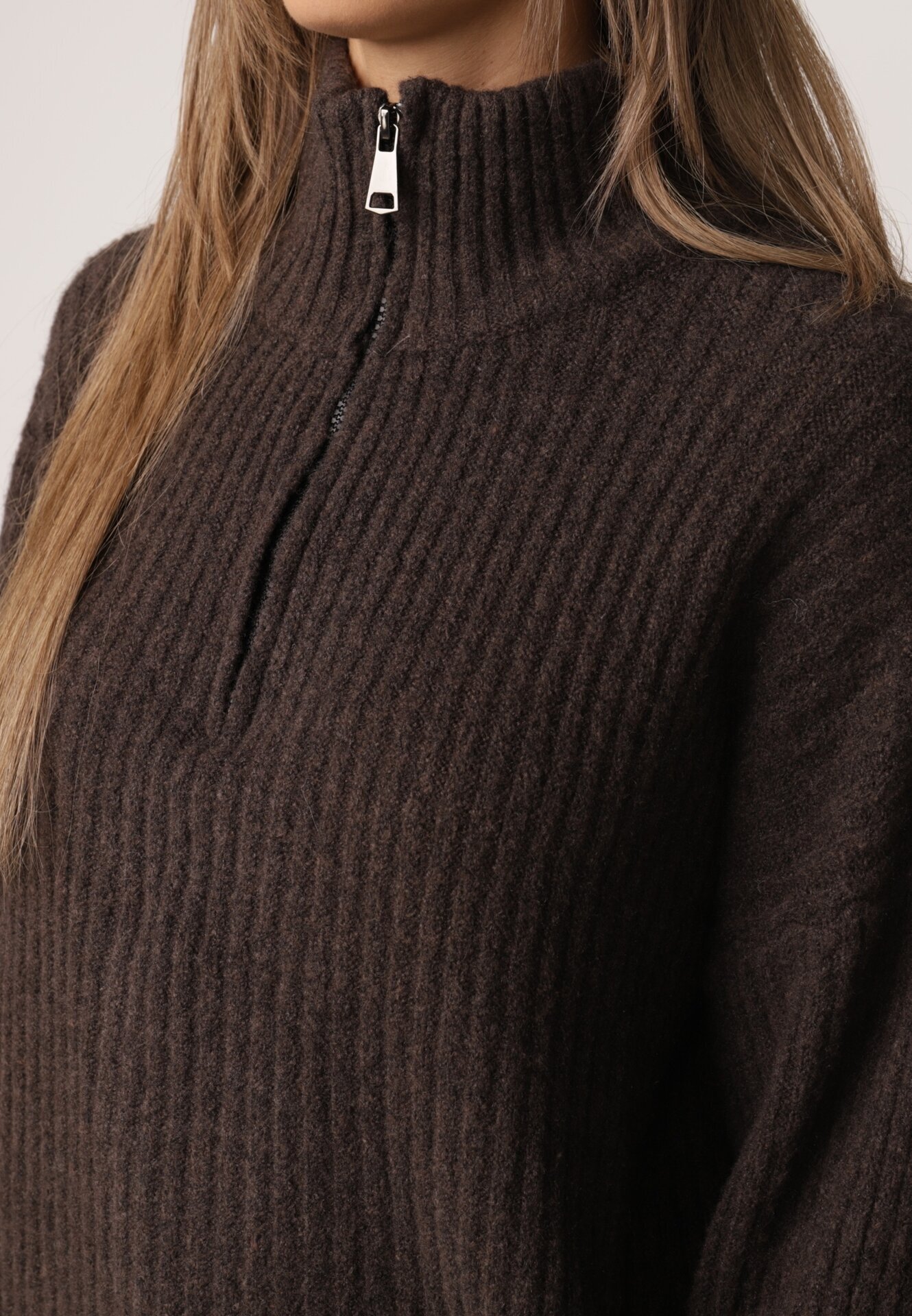 Made in Italy Pulover cu adaos de lână cu model în dungi Apercine Maro
