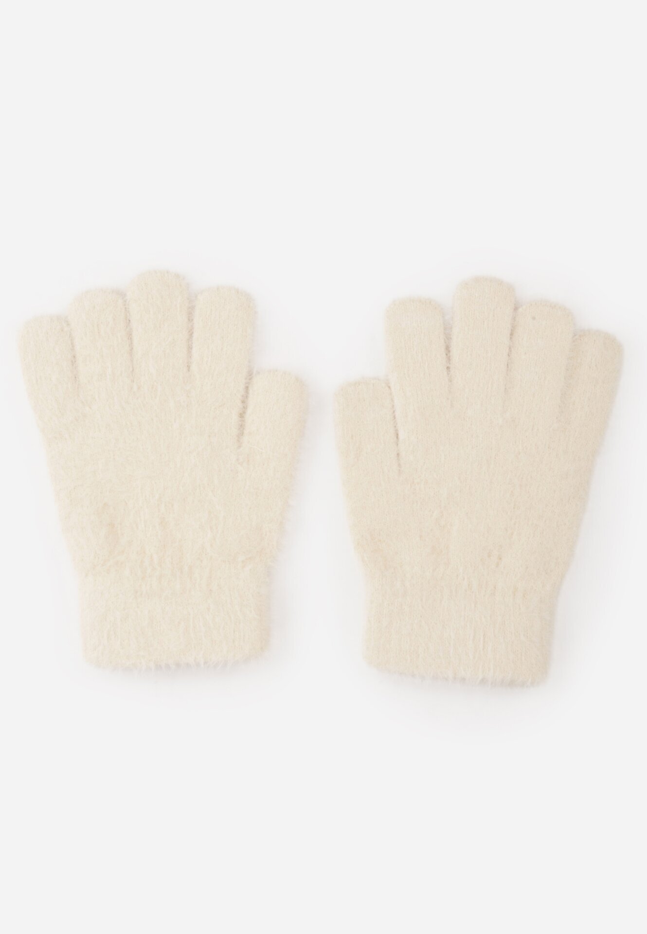  Mănuși din tricot Callio Bej deschis