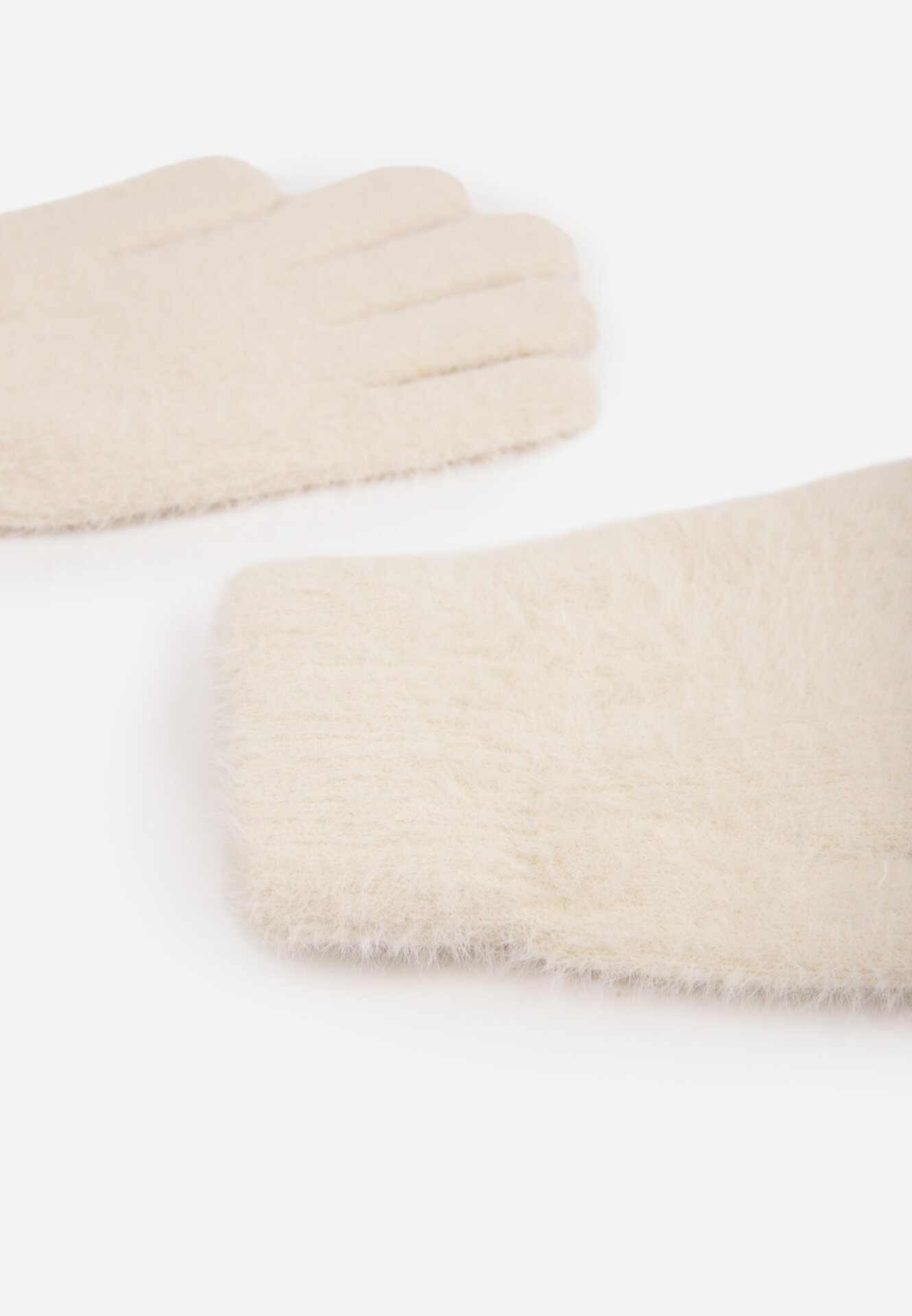  Mănuși din tricot Callio Bej deschis