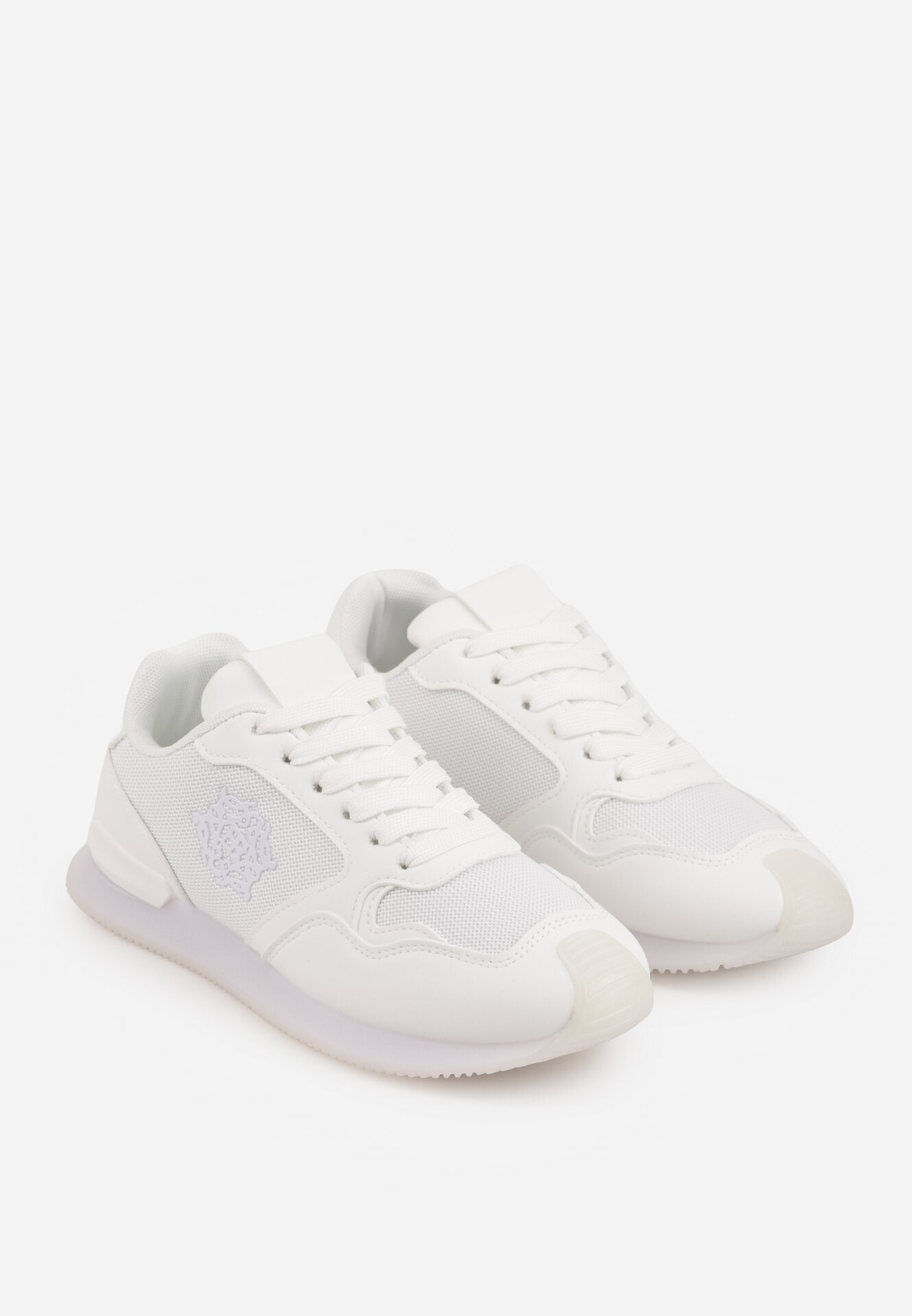 marquiiz Sneakers Casual Albe cu Cusături Decorative Chlylee
