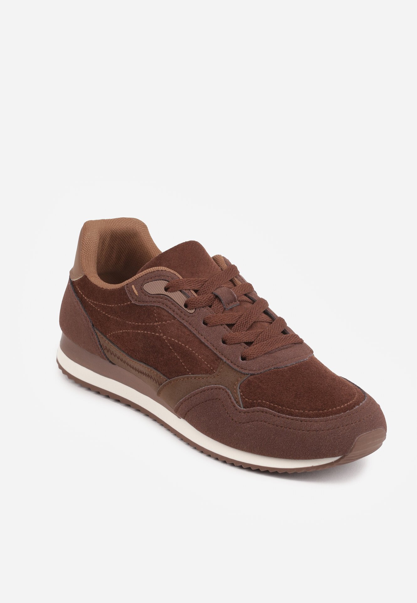 marquiiz Sneakers casuale din imitație de piele întoarsă cu talpă profilată Alevtina Maro