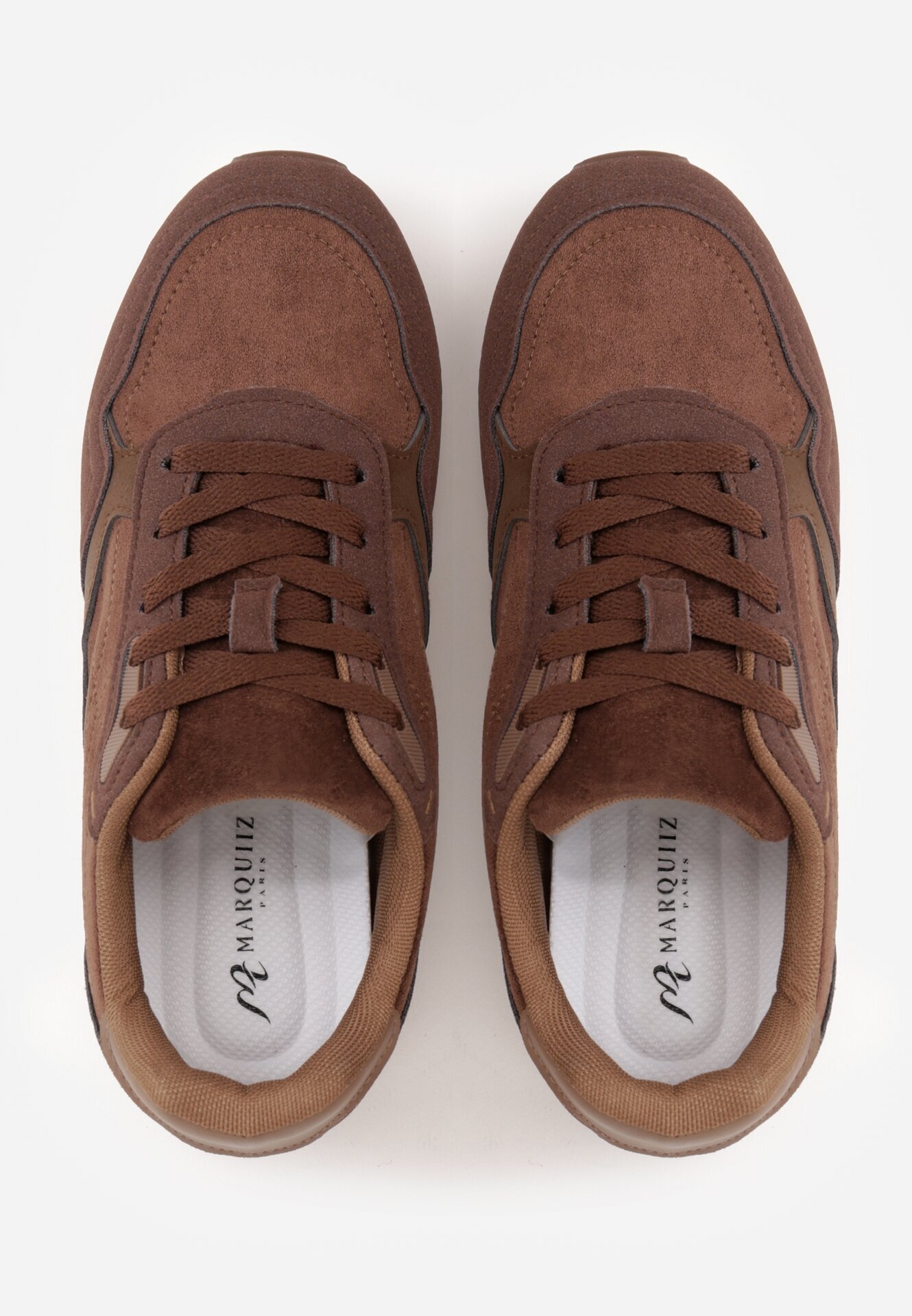 marquiiz Sneakers casuale din imitație de piele întoarsă cu talpă profilată Alevtina Maro
