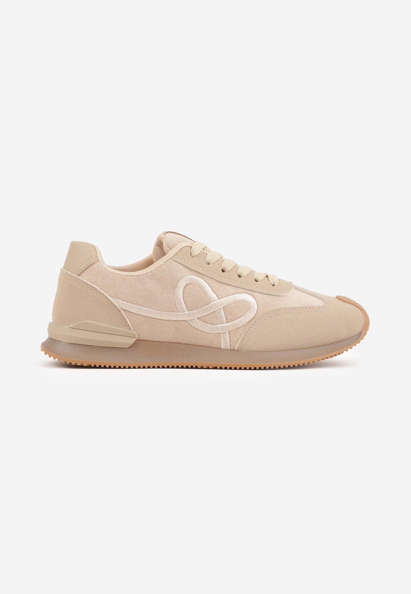 marquiiz Sneakers decorați cu model geometric Sameen Bej Bej închis