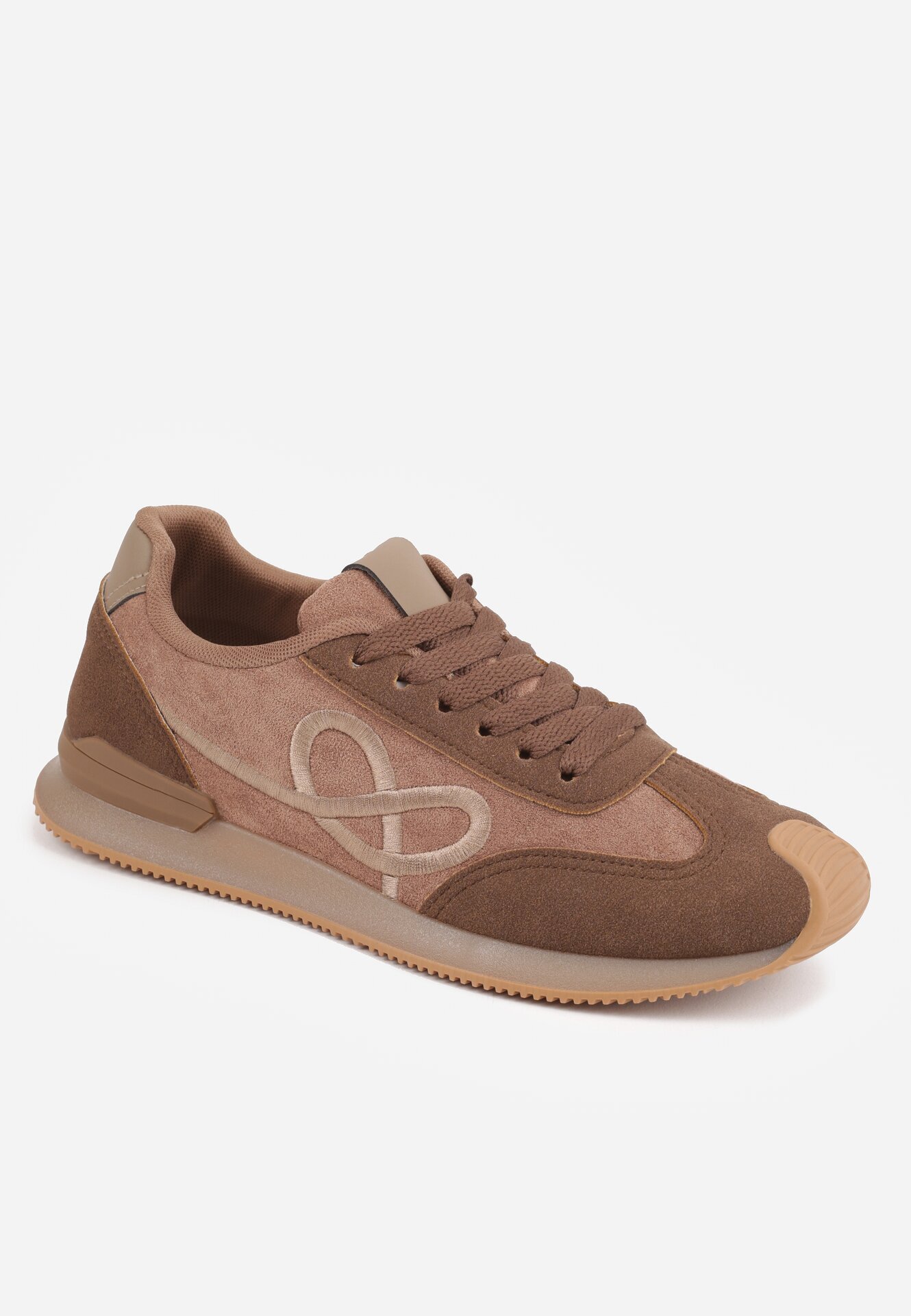 marquiiz Sneakers decorați cu model geometric Sameen Bej Maro