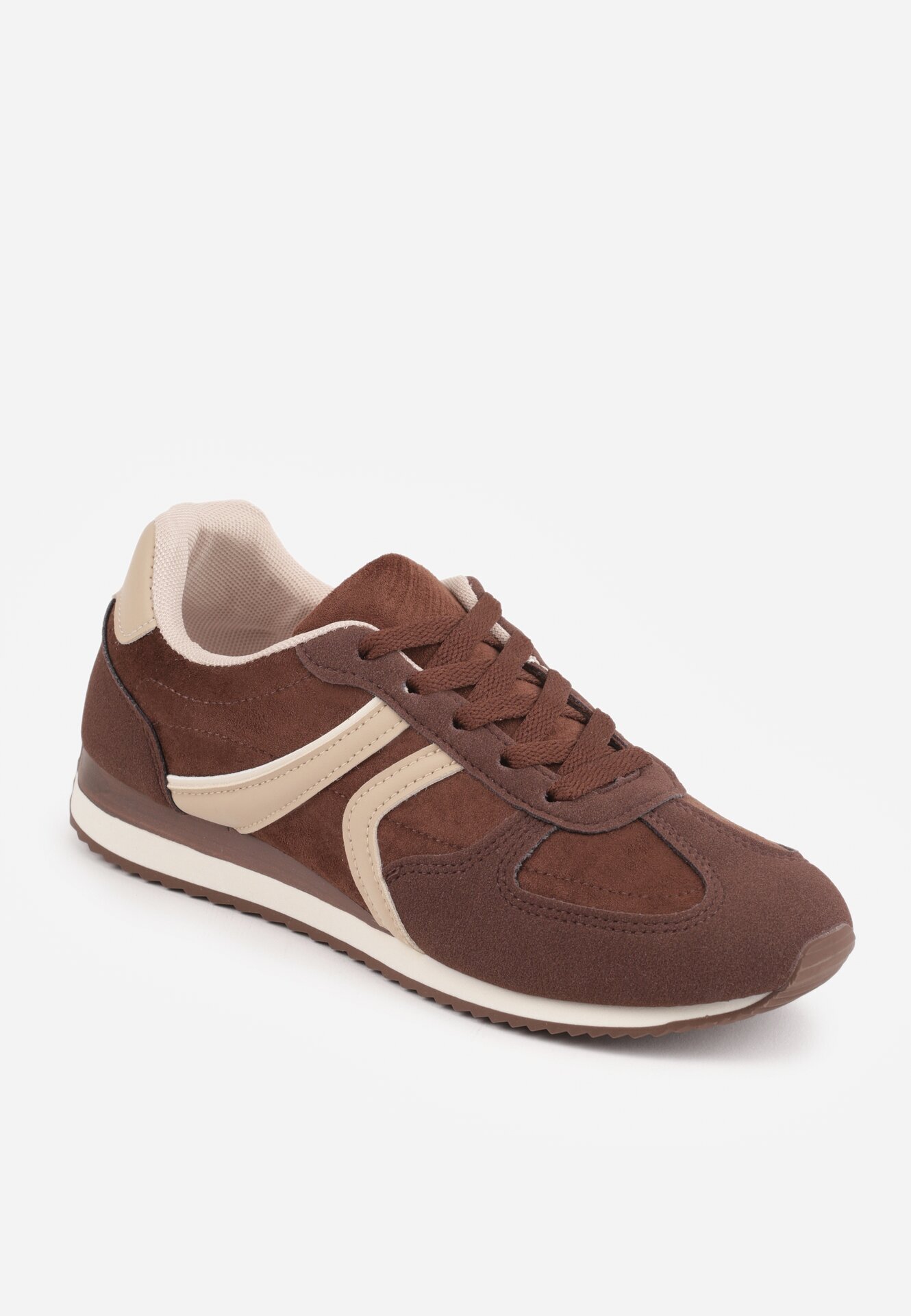marquiiz Sneakers sport din imitație de piele întoarsă cu inserții geometrice Shanoom Maro