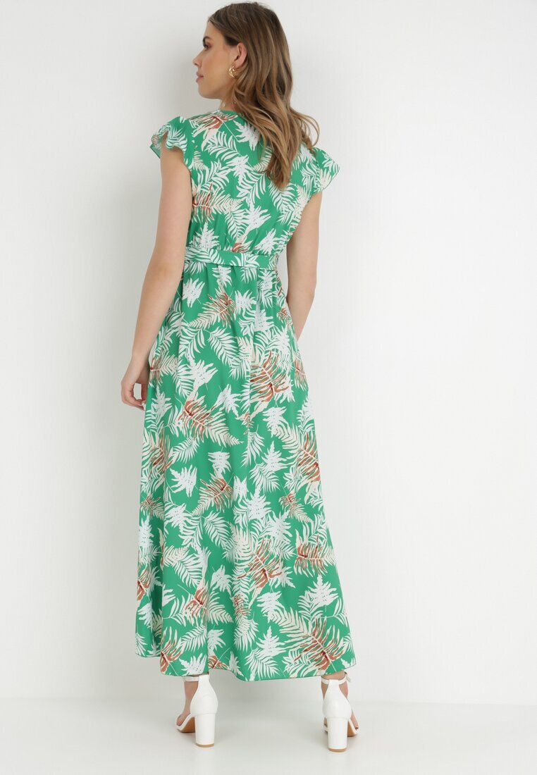 may moda Rochie Verde cu curea Myranie