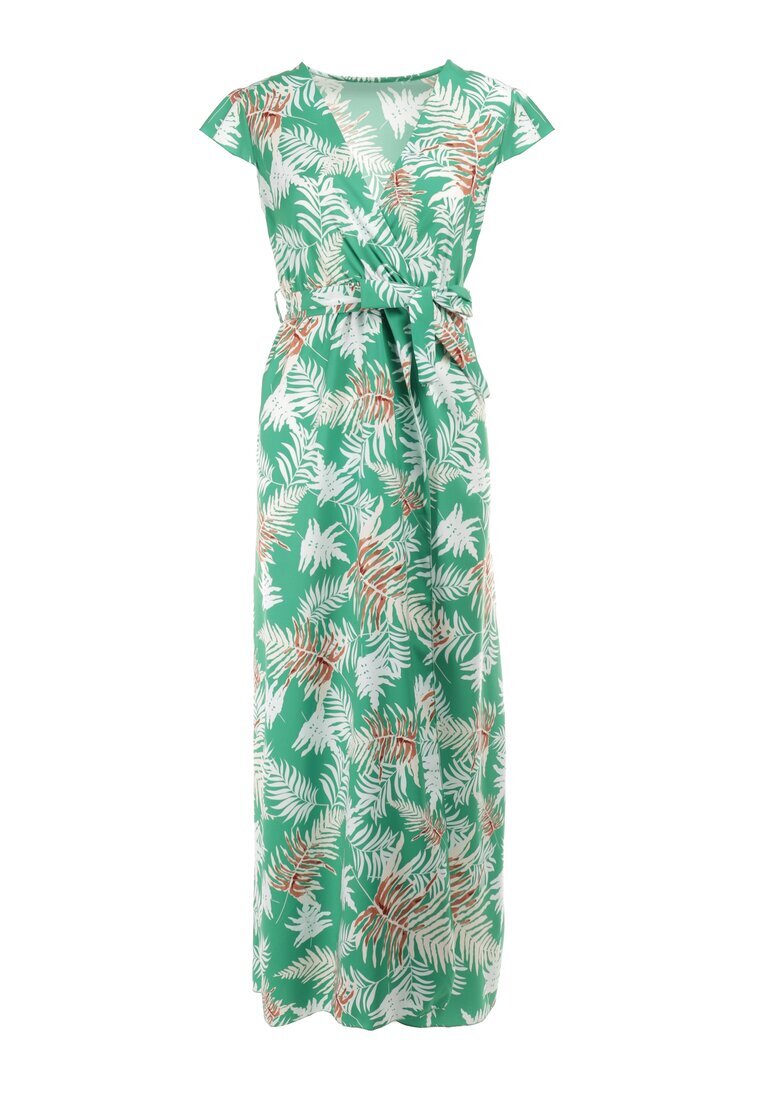 may moda Rochie Verde cu curea Myranie